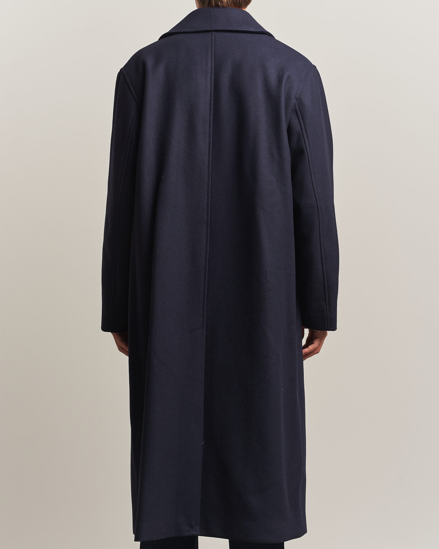 Men | Coats & Jackets | Sunflower | Wool Blend Winter Coat Navy