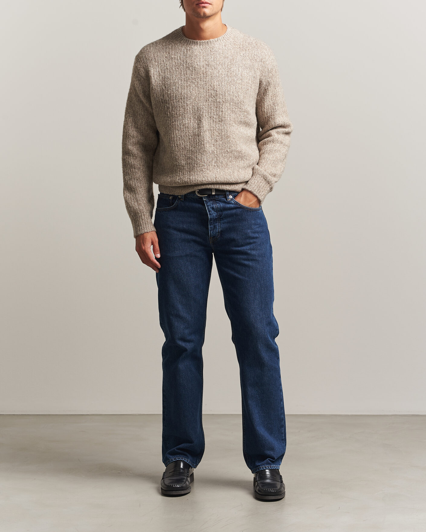 Men | Sweaters & Knitwear | Sunflower | Yak Sweater Dark Oat