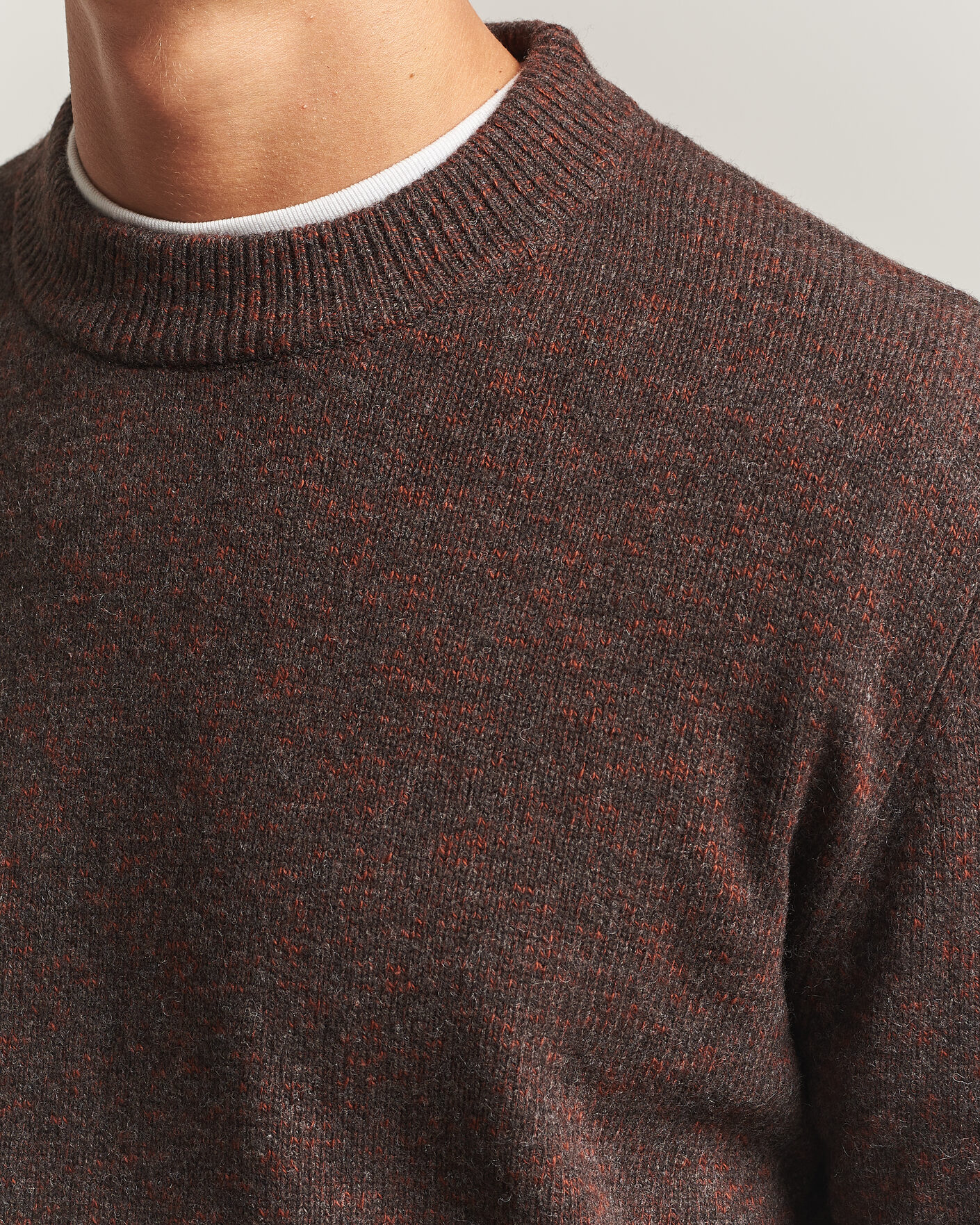 Men | Sweaters & Knitwear | Sunflower | Moon Merino Sweater Brown