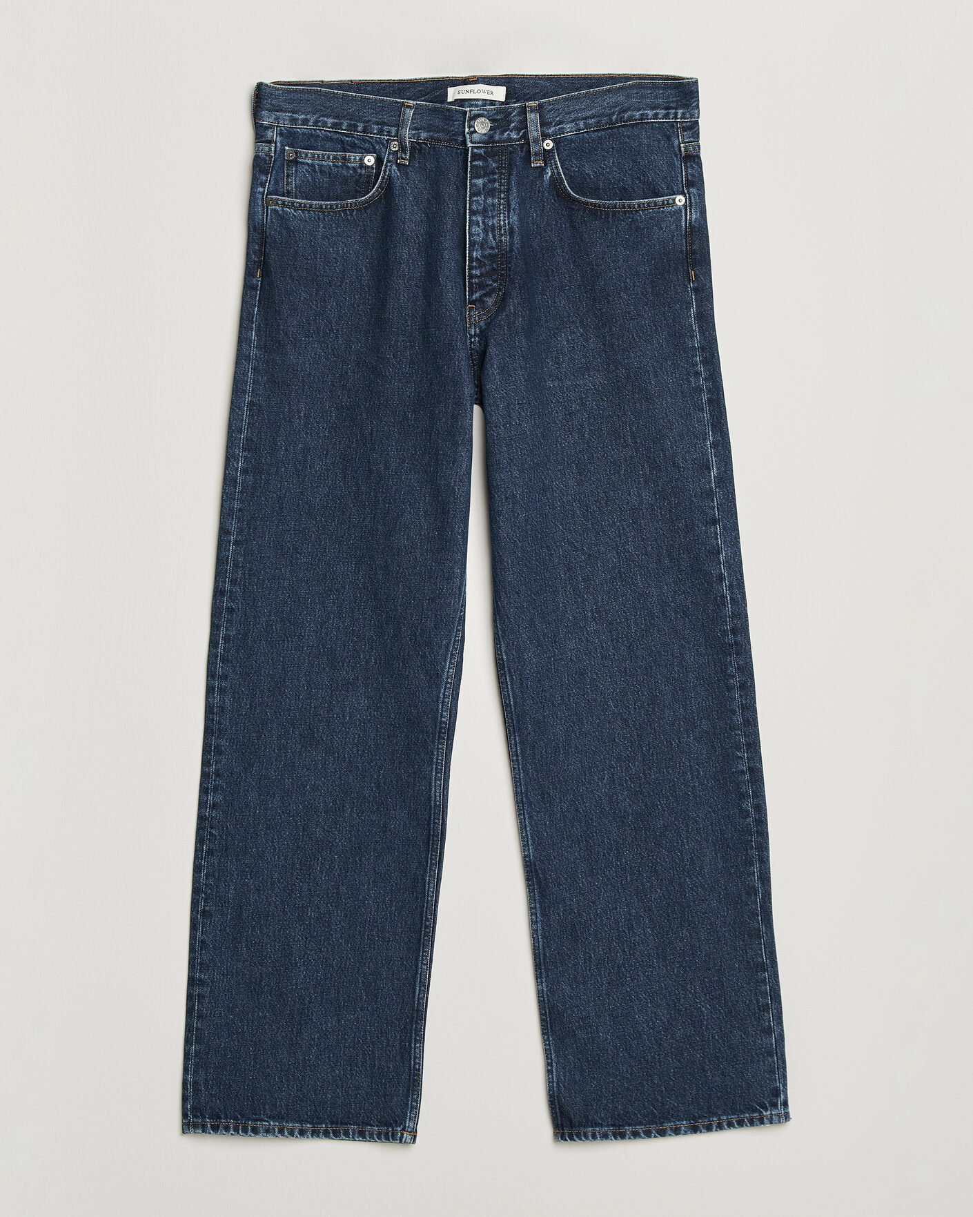 Men | Trousers | Sunflower | Loose Jeans Blue Wash