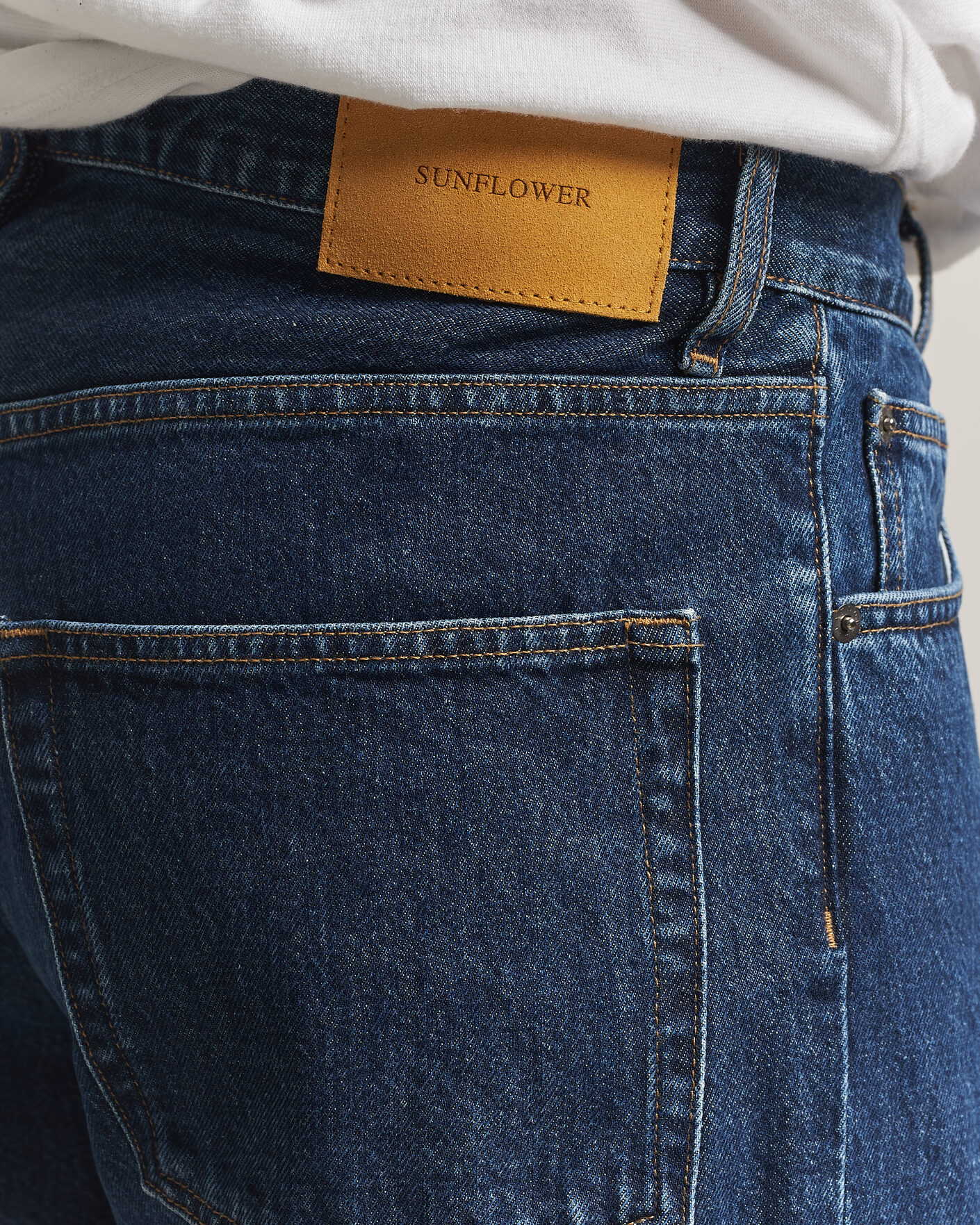 Men | Trousers | Sunflower | Loose Jeans Blue Wash