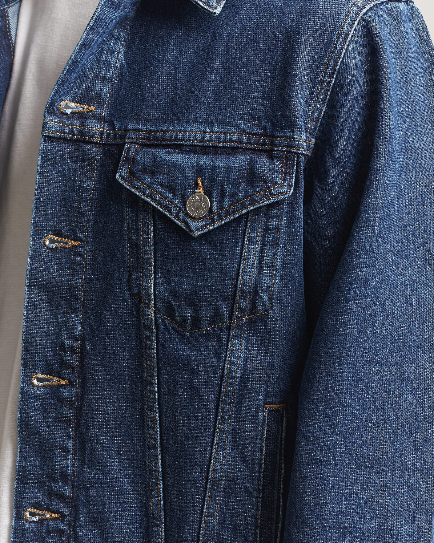 Men | Coats & Jackets | Sunflower | Trucker Denim Jacket Blue Wash