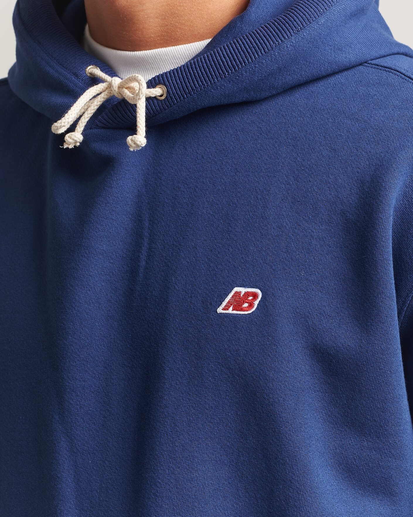 Men | Sweaters & Knitwear | New Balance Made In US & UK | New Balance Made in Made In USA Core Hoodie Blue Oyster