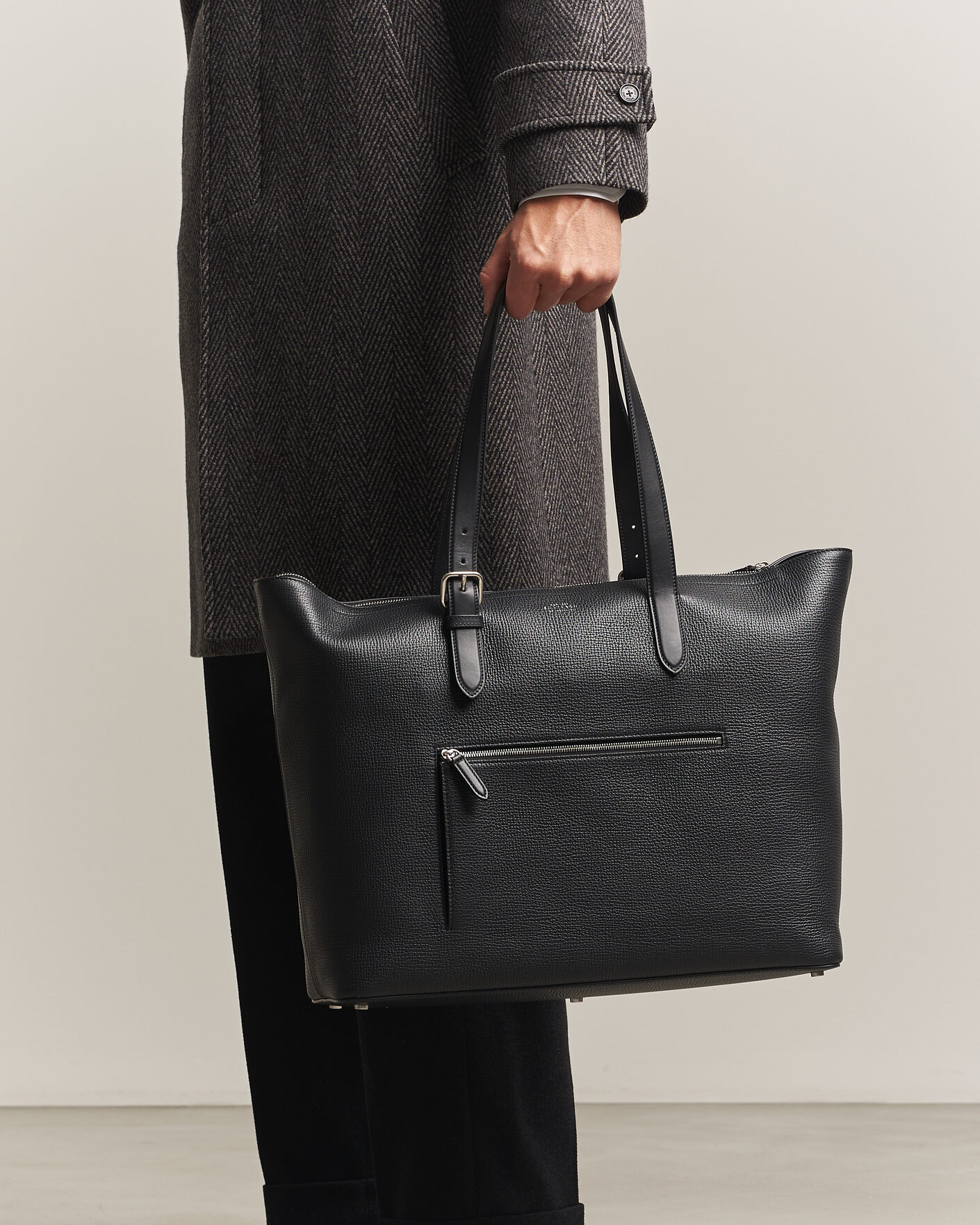 Men | Bags | Smythson | Ludlow Travel Tote Black