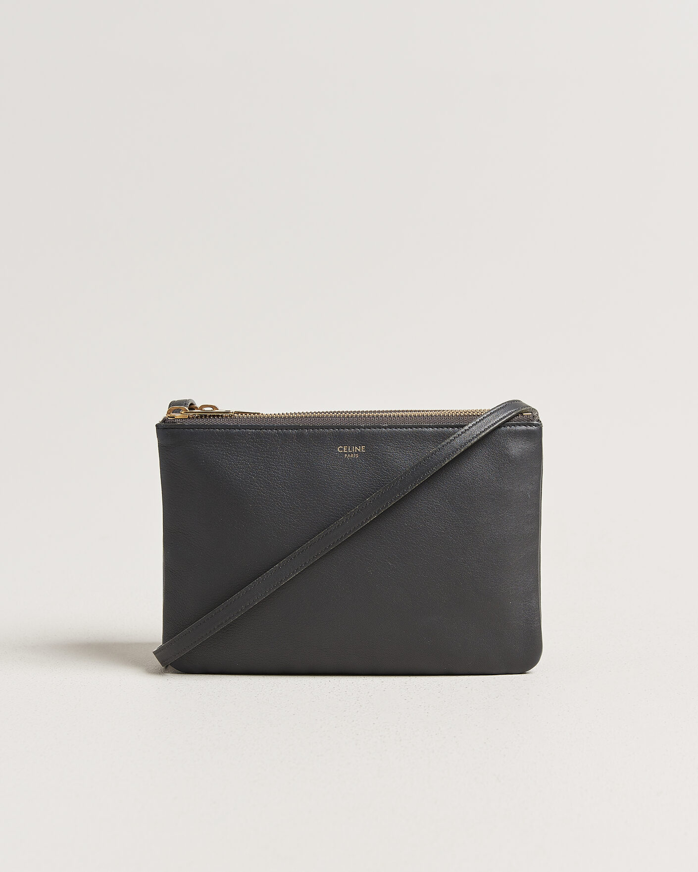 Celine Pre-Owned Trio Bag Small Grey at CareOfCarl.com