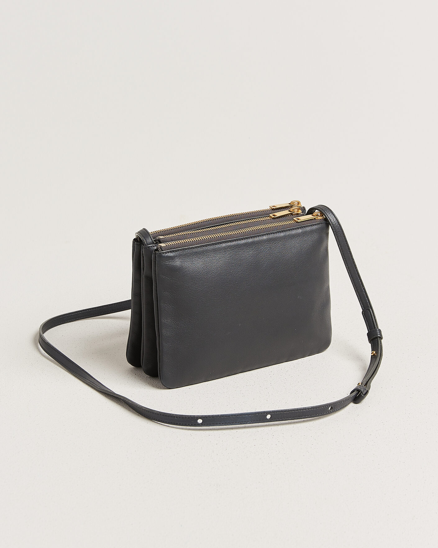 CELINE Trio ショルダーバッグ old celine Celine Pre-Owned Trio Bag Small Grey at CareOfCarl.com