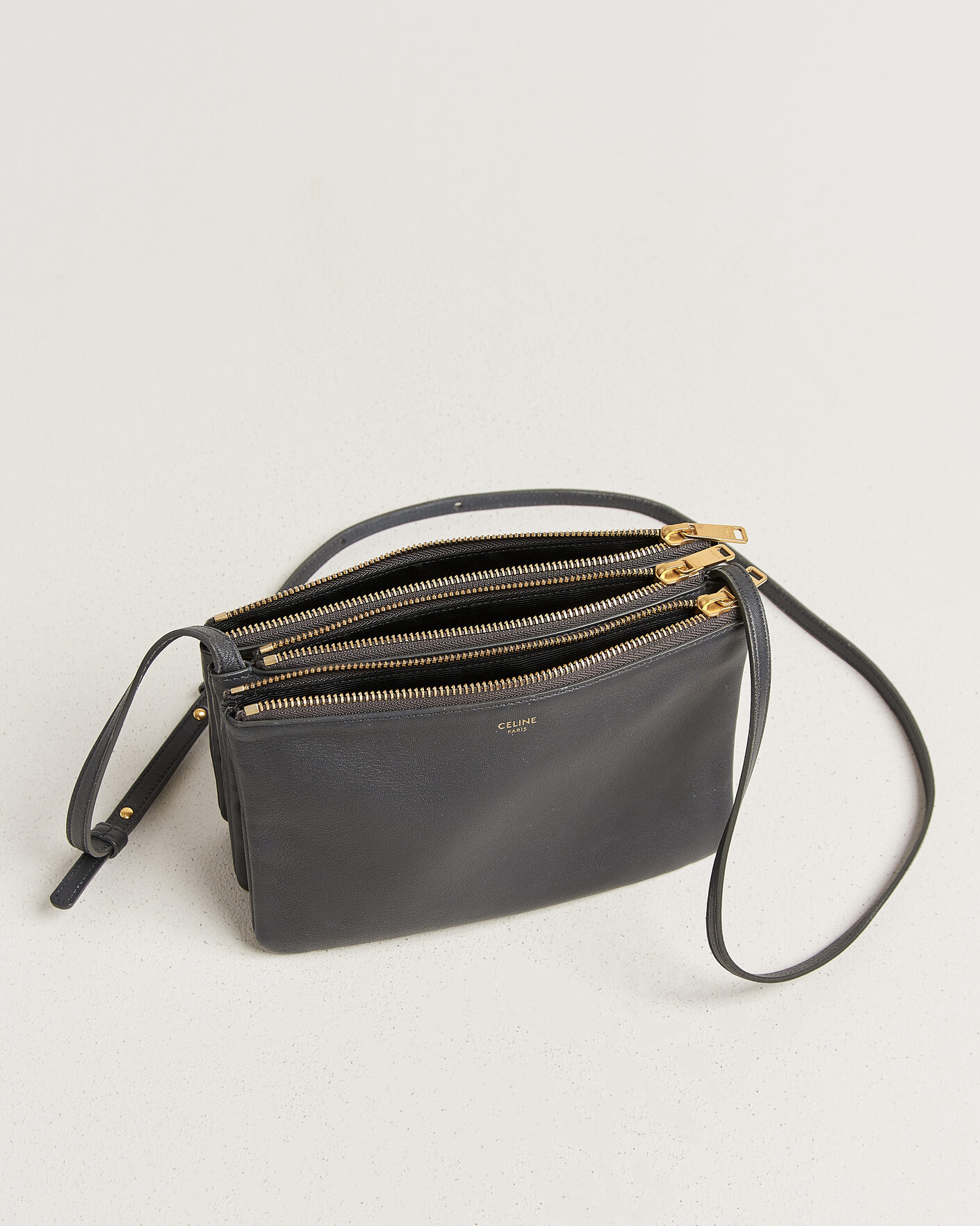 Men | Pre-Owned & Vintage Bags | Celine Pre-Owned | Trio Bag Small Grey
