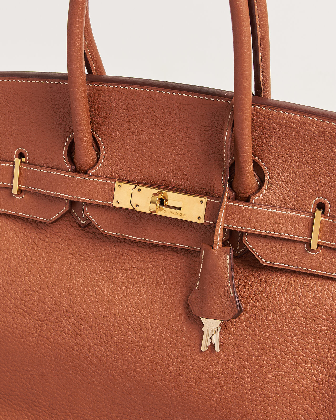 Men | Pre-Owned & Vintage Bags | Hermès Pre-Owned | Birkin 35 Togo Leather Cognac Brown