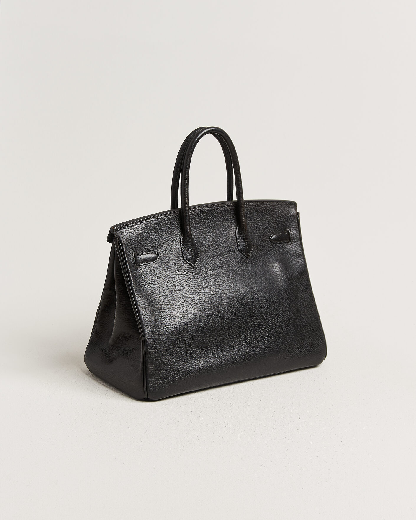 Men | Pre-Owned & Vintage Bags | Hermès Pre-Owned | Birkin 35 Retourné Ardennes Leather Black