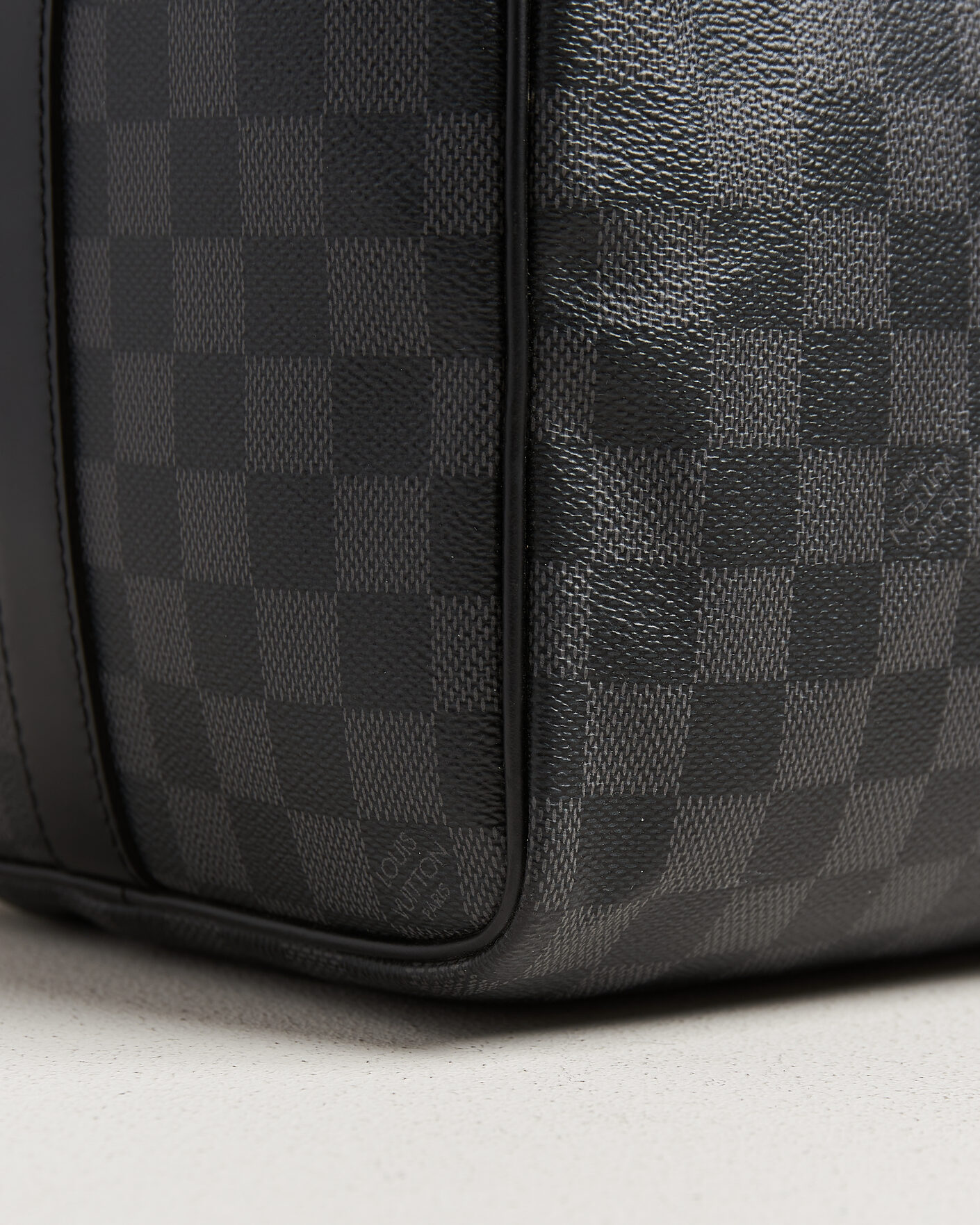 Men | Pre-Owned & Vintage Bags | Louis Vuitton Pre-Owned | Keepall 45 Bandouliére Damier graphite
