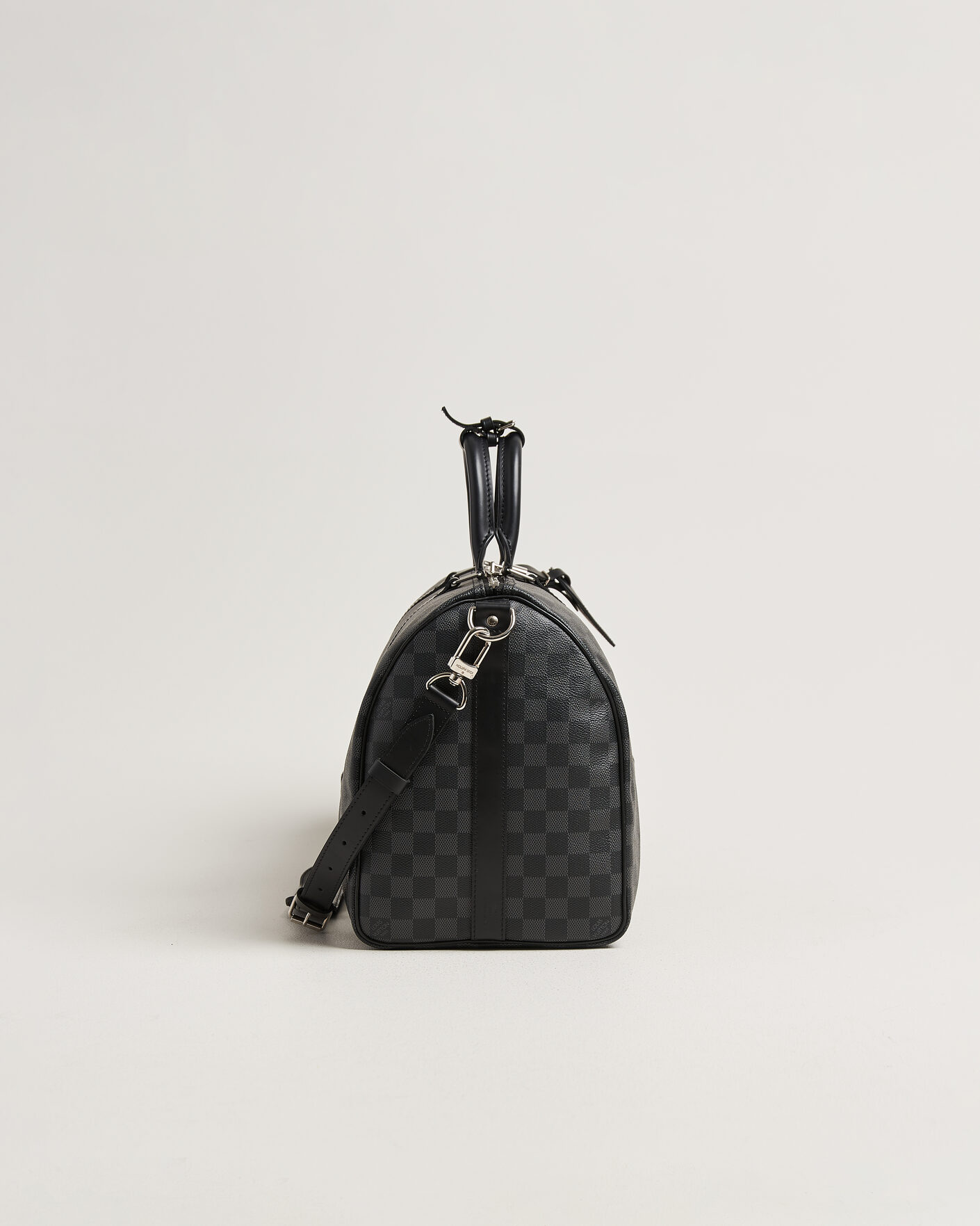 Men | Pre-Owned & Vintage Bags | Louis Vuitton Pre-Owned | Keepall 45 Bandouliére Damier graphite