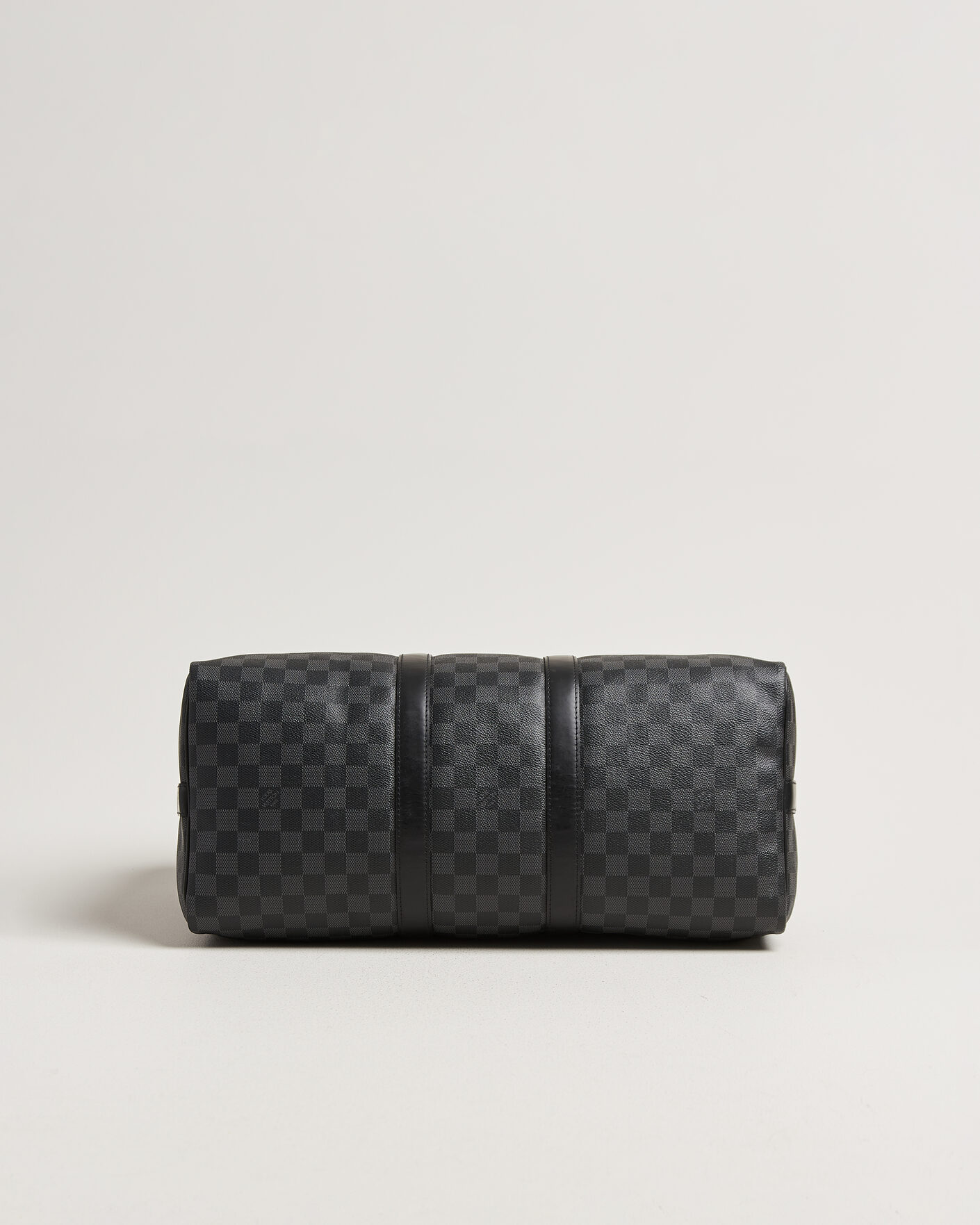 Men | Pre-Owned & Vintage Bags | Louis Vuitton Pre-Owned | Keepall 45 Bandouliére Damier graphite