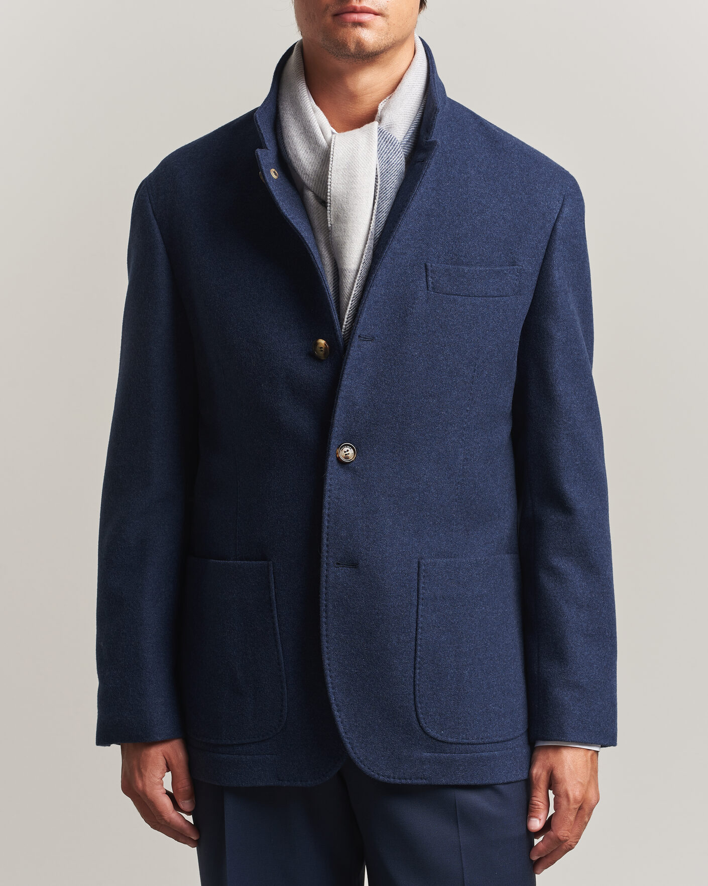 Men | Coats & Jackets | Brunello Cucinelli | Cashmere City Jacket Navy