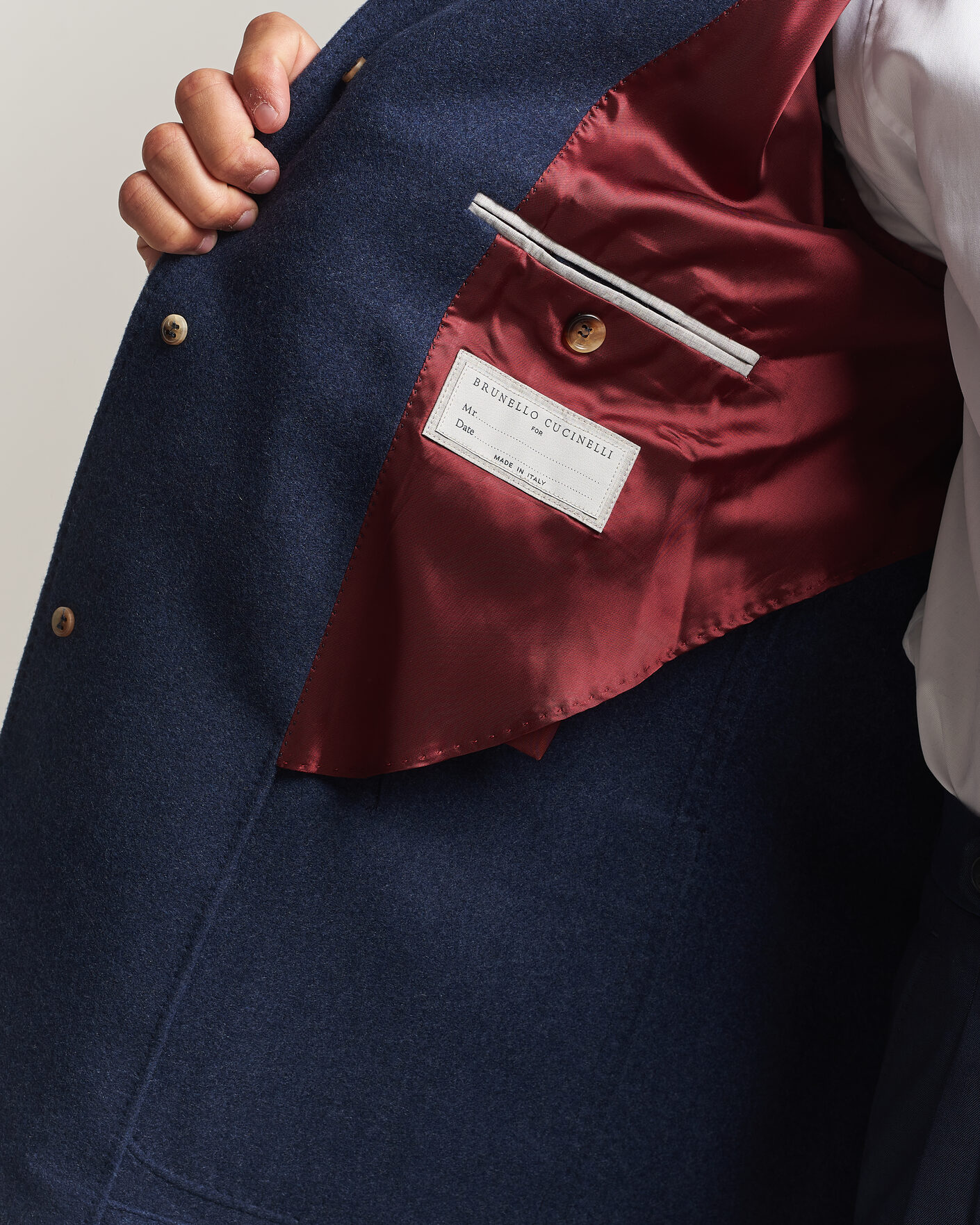 Men | Coats & Jackets | Brunello Cucinelli | Cashmere City Jacket Navy