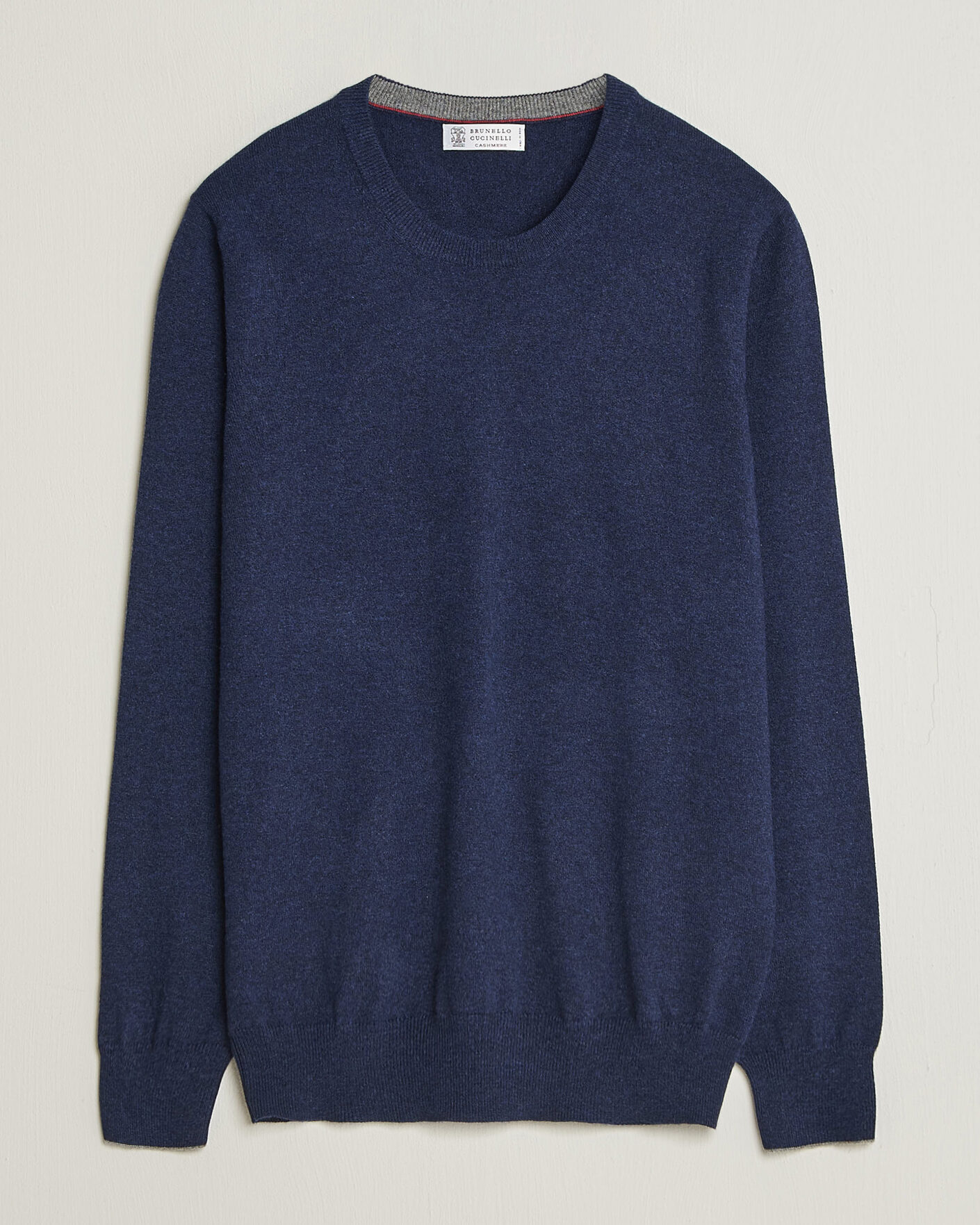 Men | Sweaters & Knitwear | Brunello Cucinelli | 2 Ply Cashmere Pullover Marine