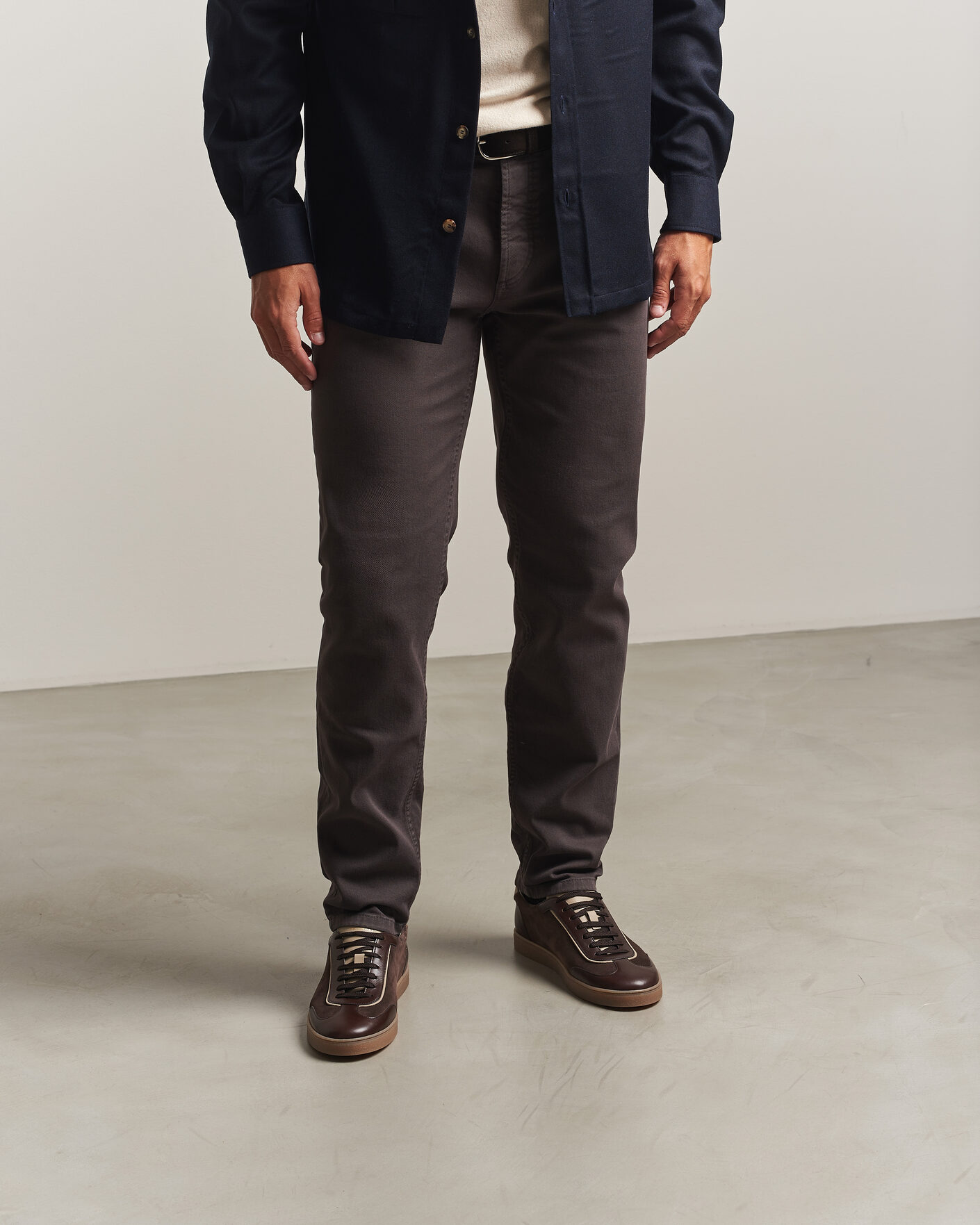 Men | Sneakers | Brunello Cucinelli | Classic Sneakers Dark Brown