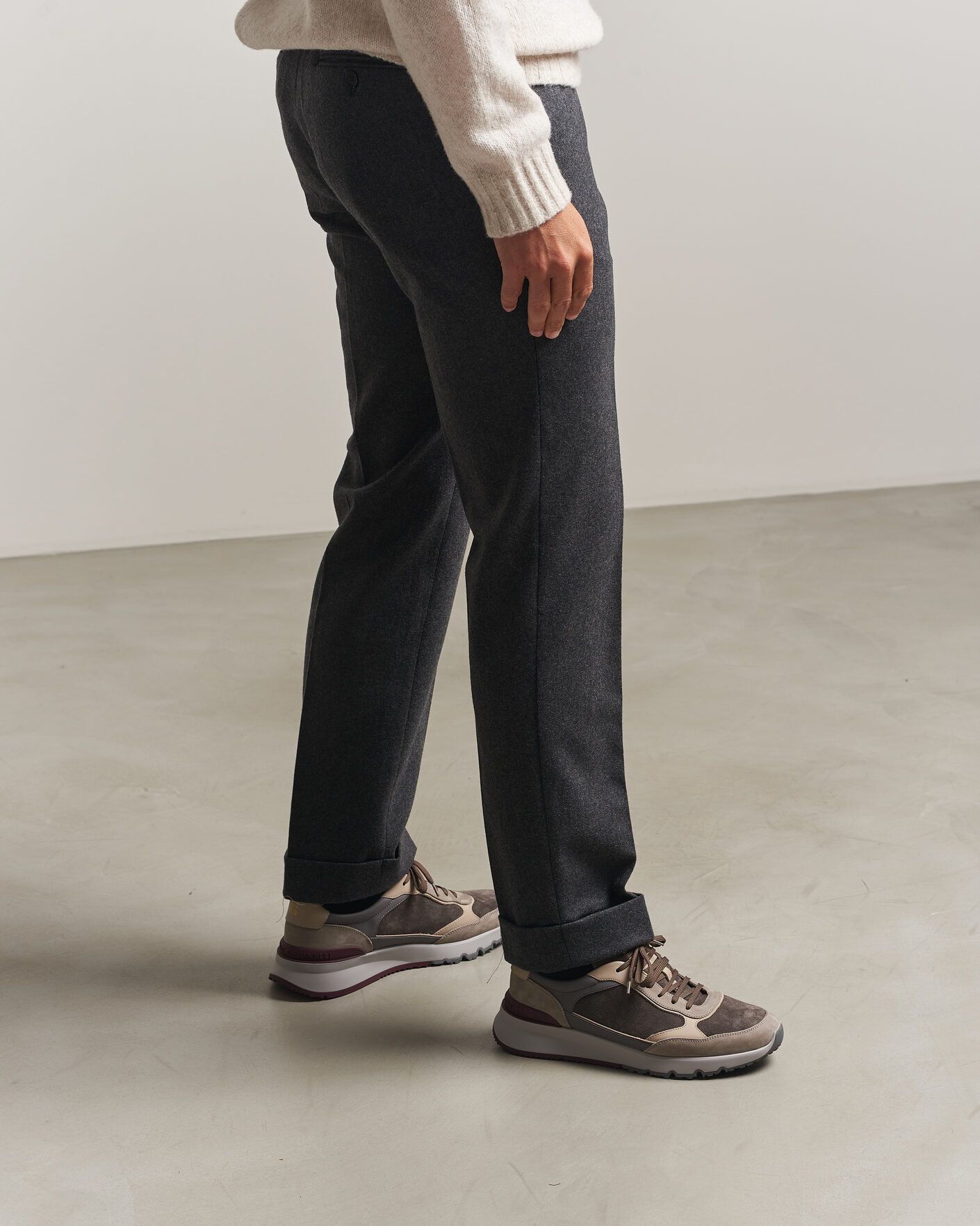 Men | Sneakers | Brunello Cucinelli | Running Sneakers Grey