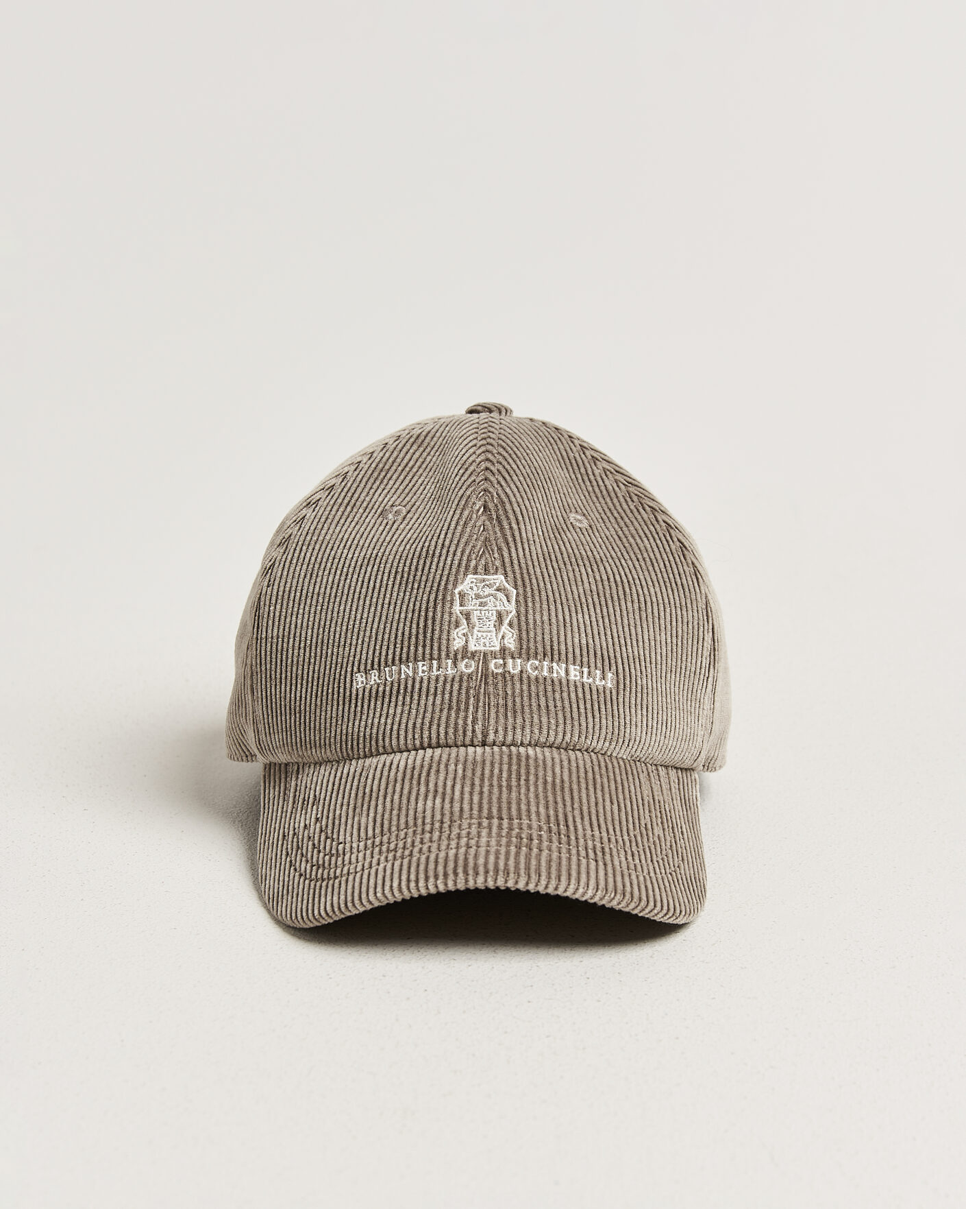 Men | Hats & Caps | Brunello Cucinelli | Corduroy Baseball Cap Taupe