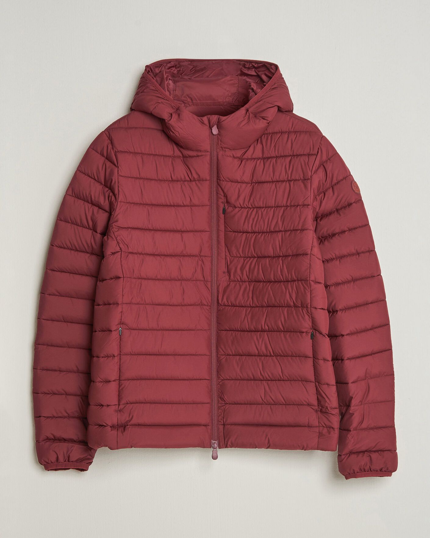 Men | Coats & Jackets | Save The Duck | Juncus Matt Lightweight Hood Jacket Wine Red