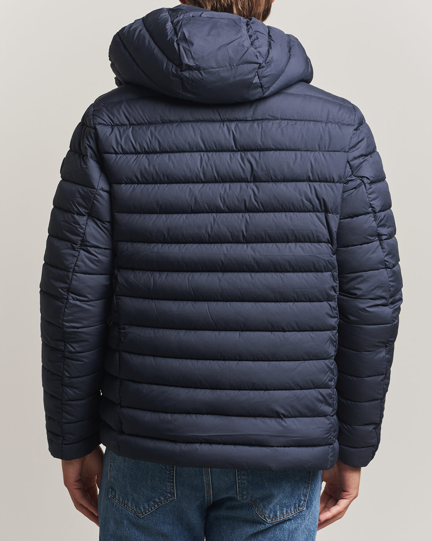 Men | Coats & Jackets | Save The Duck | Juncus Matt Lightweight Hood Jacket Blue Black