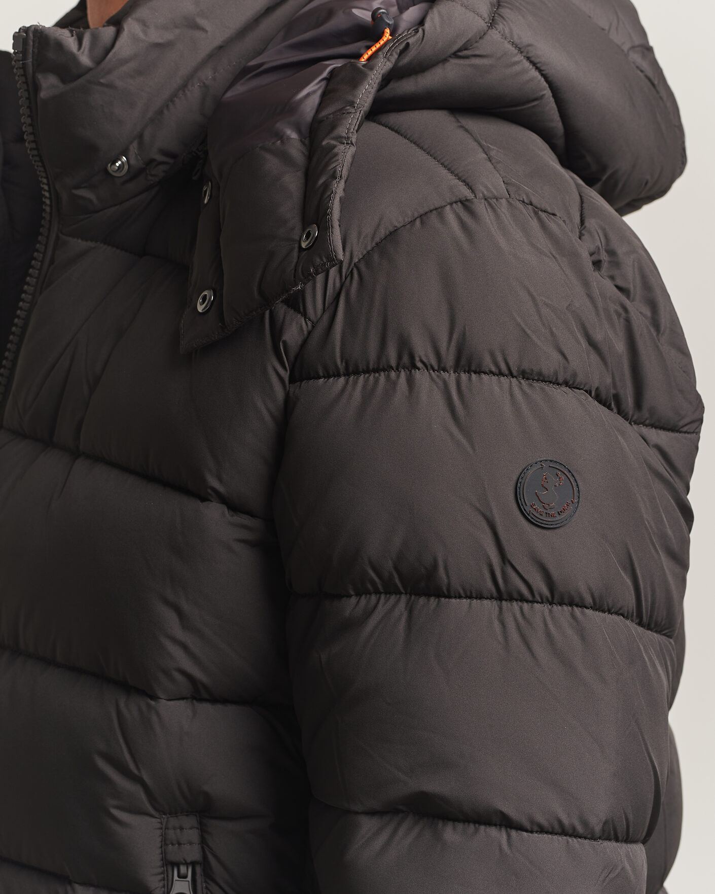 Men | Coats & Jackets | Save The Duck | Boris Matt Padded Puffer Brown Black