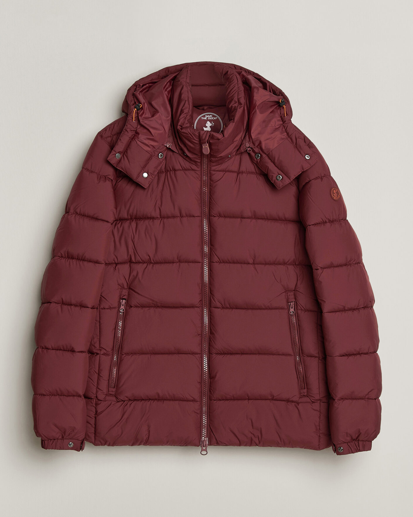 Men | Coats & Jackets | Save The Duck | Boris Matt Padded Puffer Wine Red