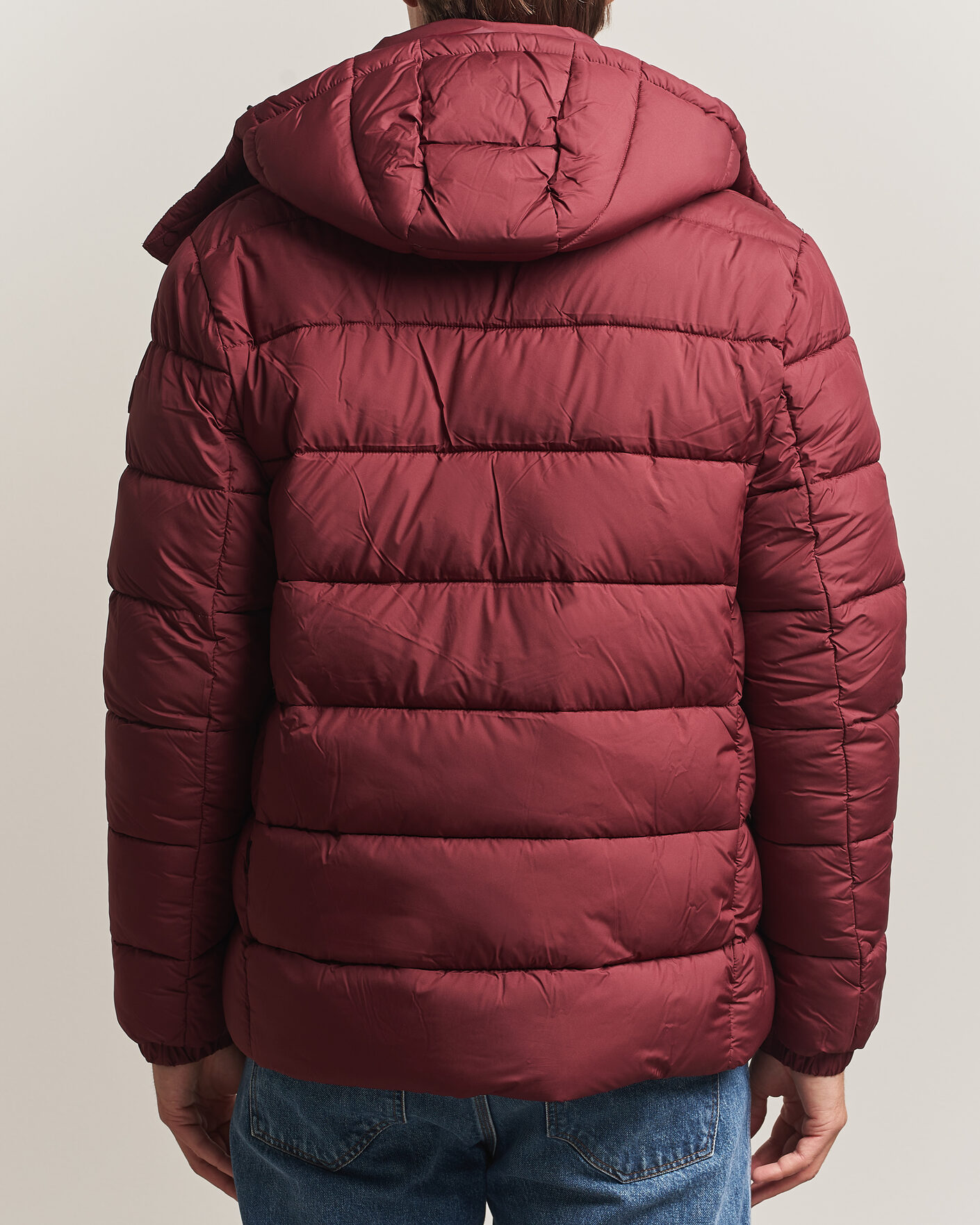 Men | Coats & Jackets | Save The Duck | Boris Matt Padded Puffer Wine Red