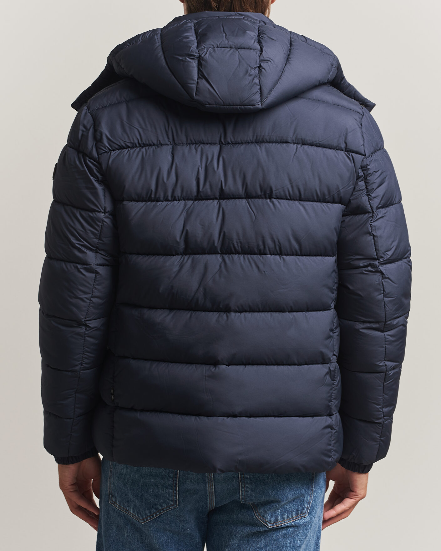 Men | Coats & Jackets | Save The Duck | Boris Matt Padded Puffer Blue Black