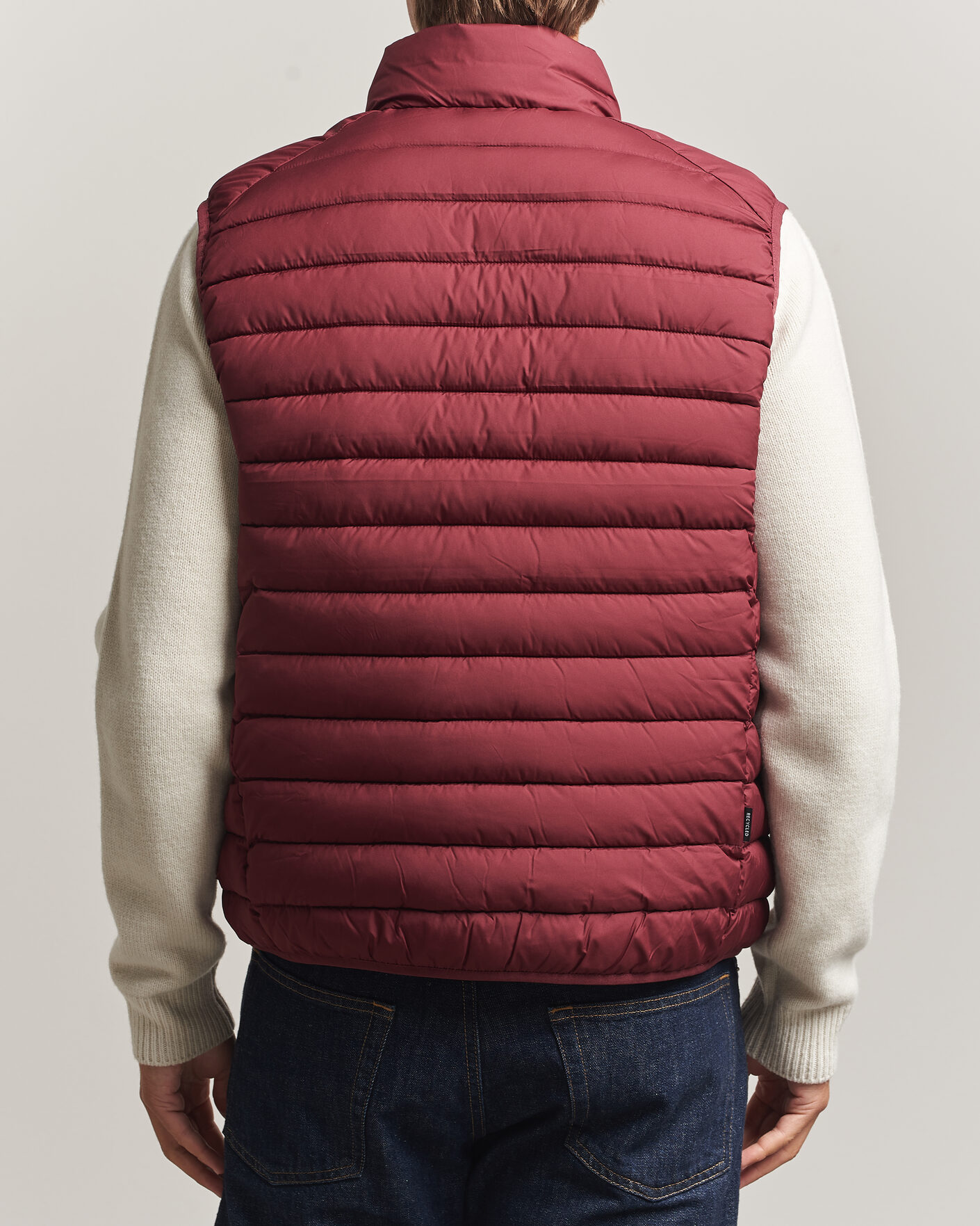 Men | Gilets | Save The Duck | Rhus Matt Lightweight Vest Wine Red