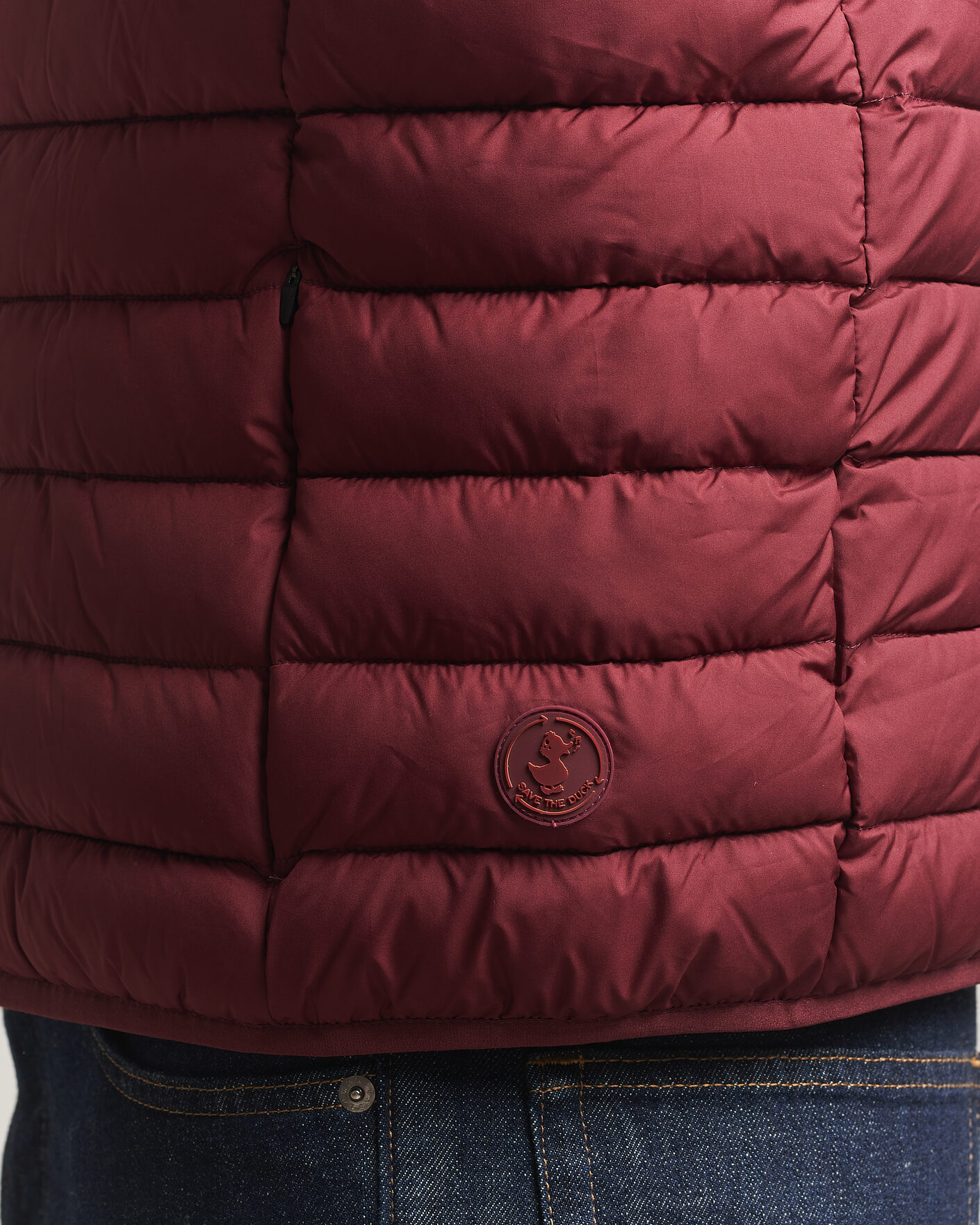 Men | Gilets | Save The Duck | Rhus Matt Lightweight Vest Wine Red