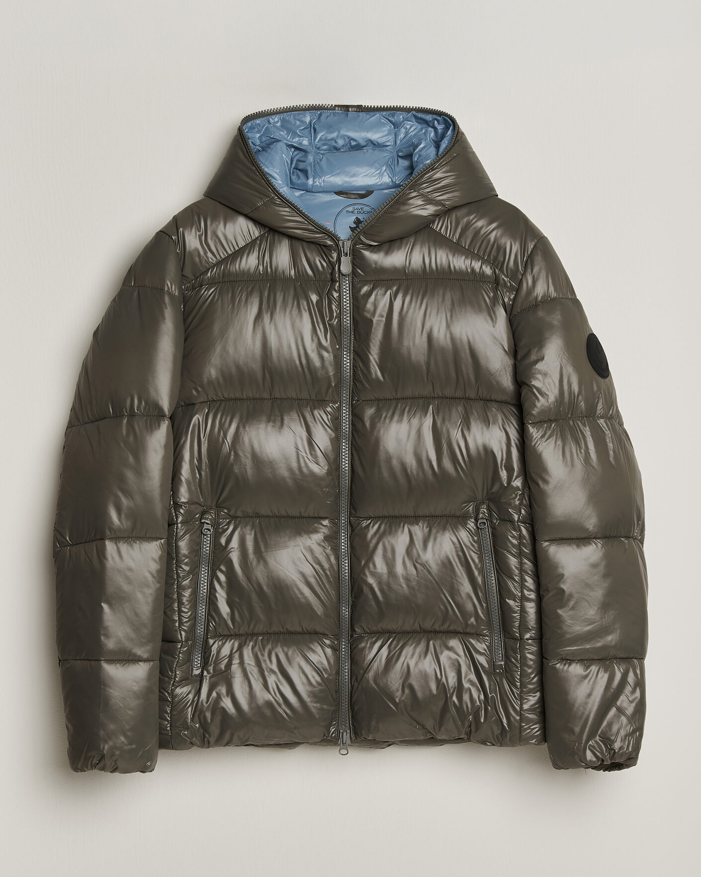 Men | Coats & Jackets | Save The Duck | Edgard Padded Puffer Gunmetal Grey