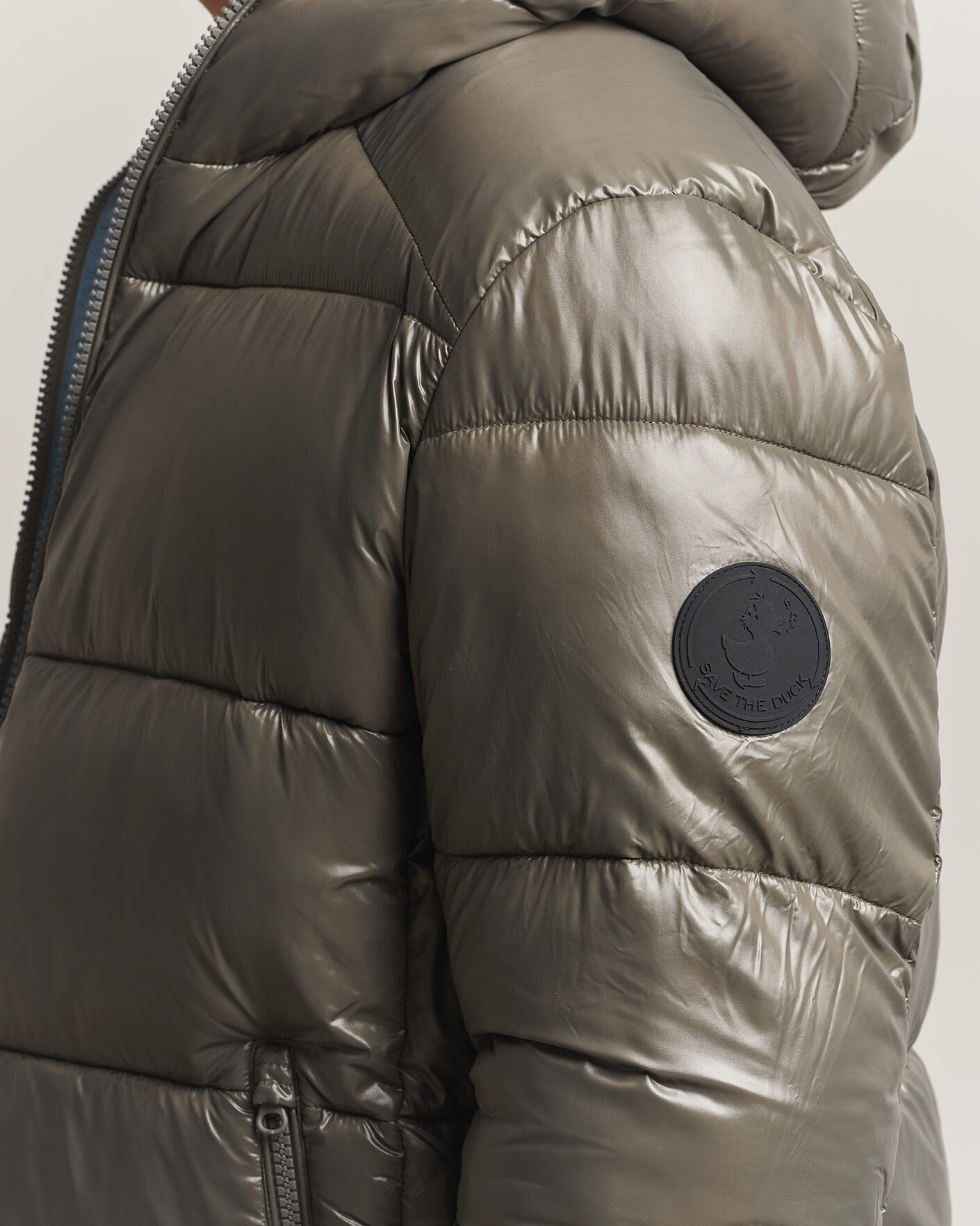 Men | Coats & Jackets | Save The Duck | Edgard Padded Puffer Gunmetal Grey