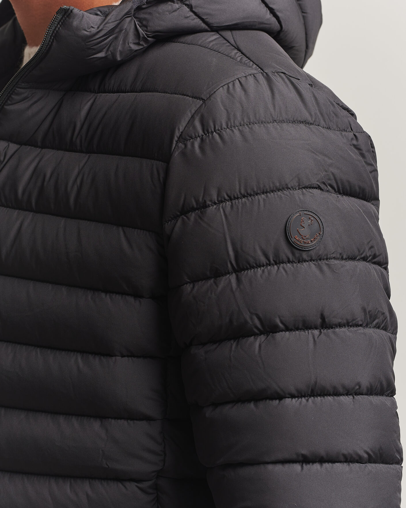 Men | Coats & Jackets | Save The Duck | Juncus Matt Lightweight Hood Jacket Black