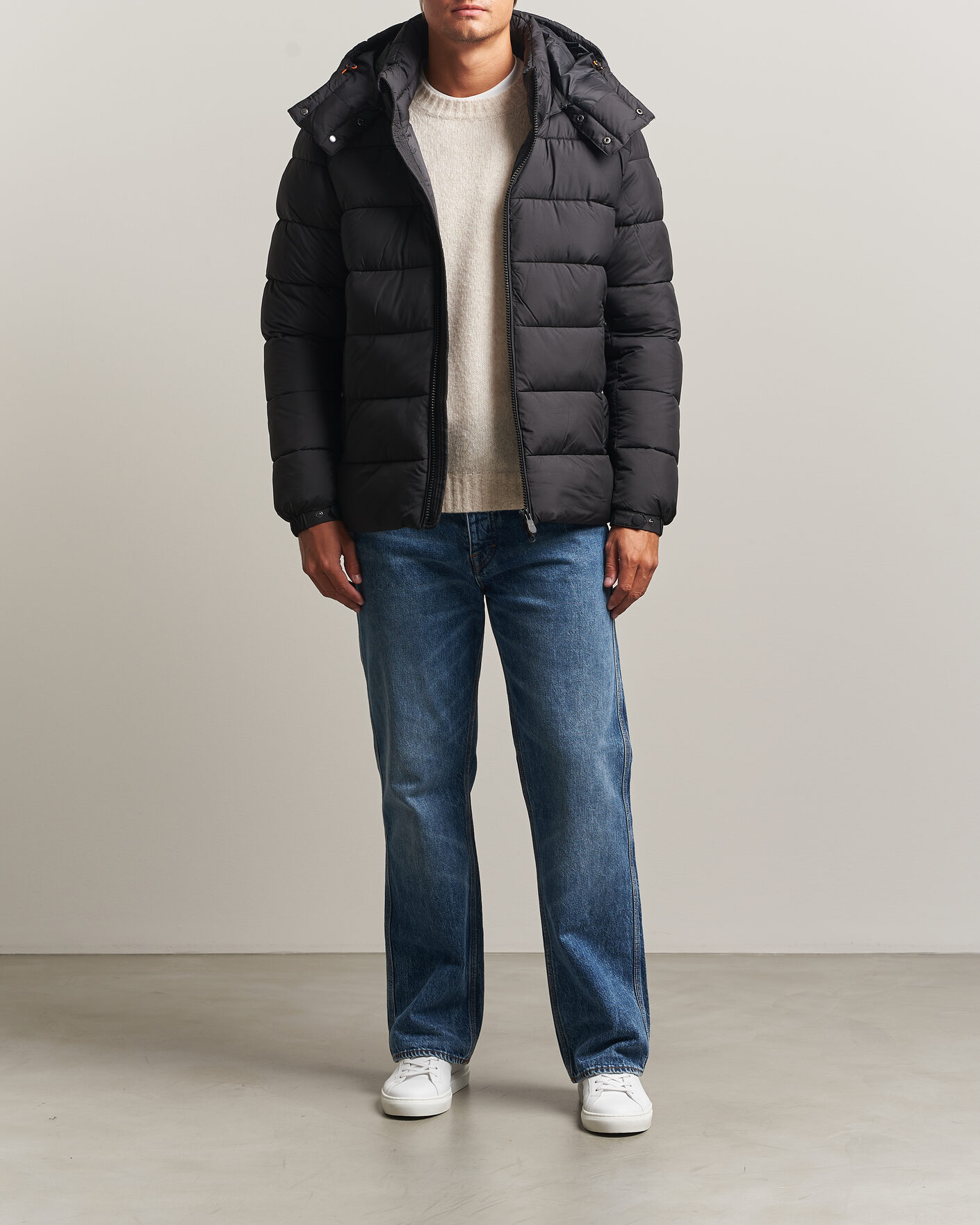 Men | Coats & Jackets | Save The Duck | Boris Matt Padded Puffer Black