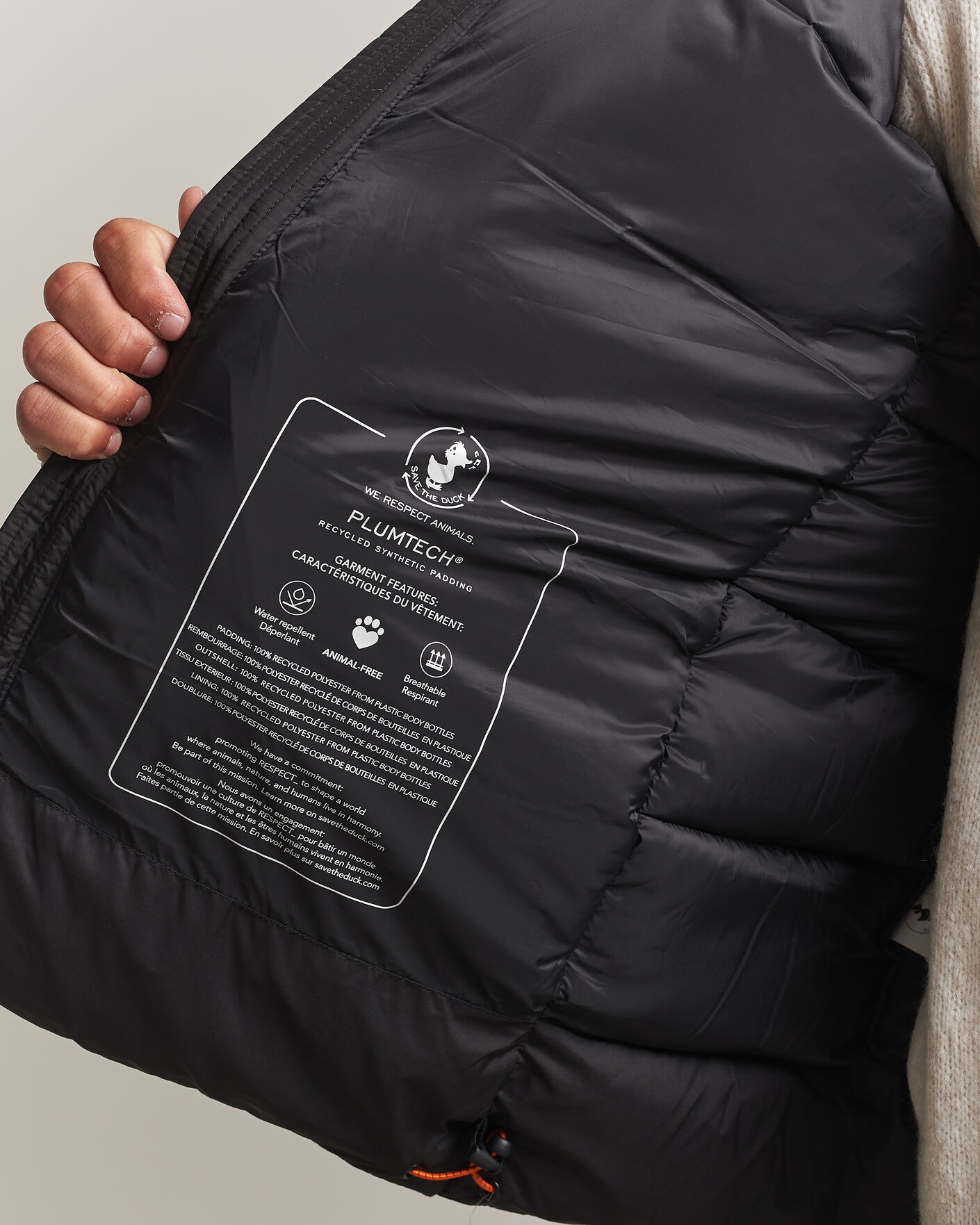 Men | Coats & Jackets | Save The Duck | Boris Matt Padded Puffer Black