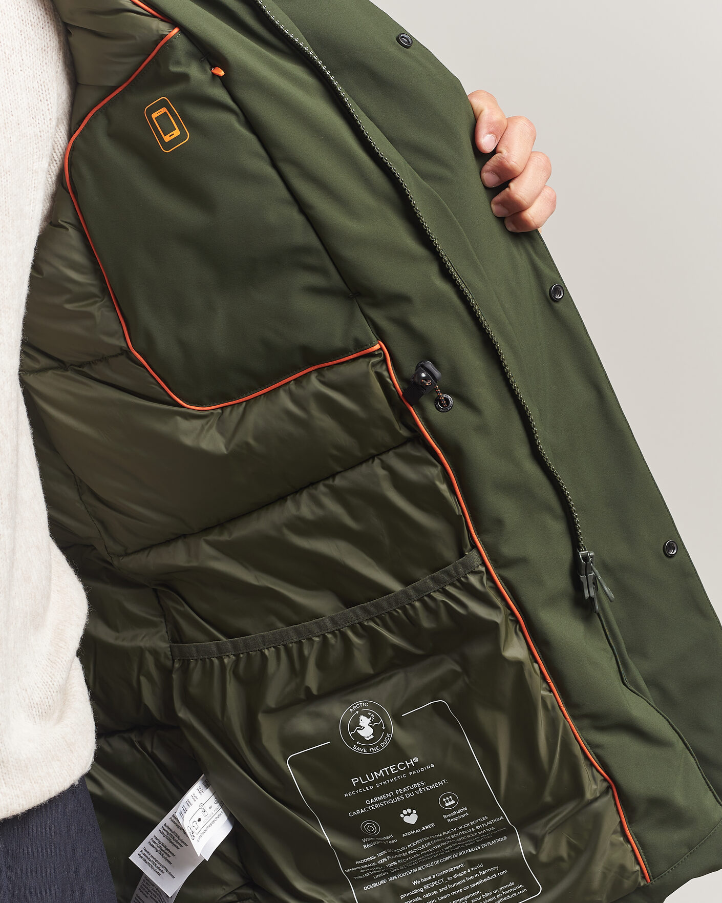 Men | Coats & Jackets | Save The Duck | Wilson Arctic Parka Land Green