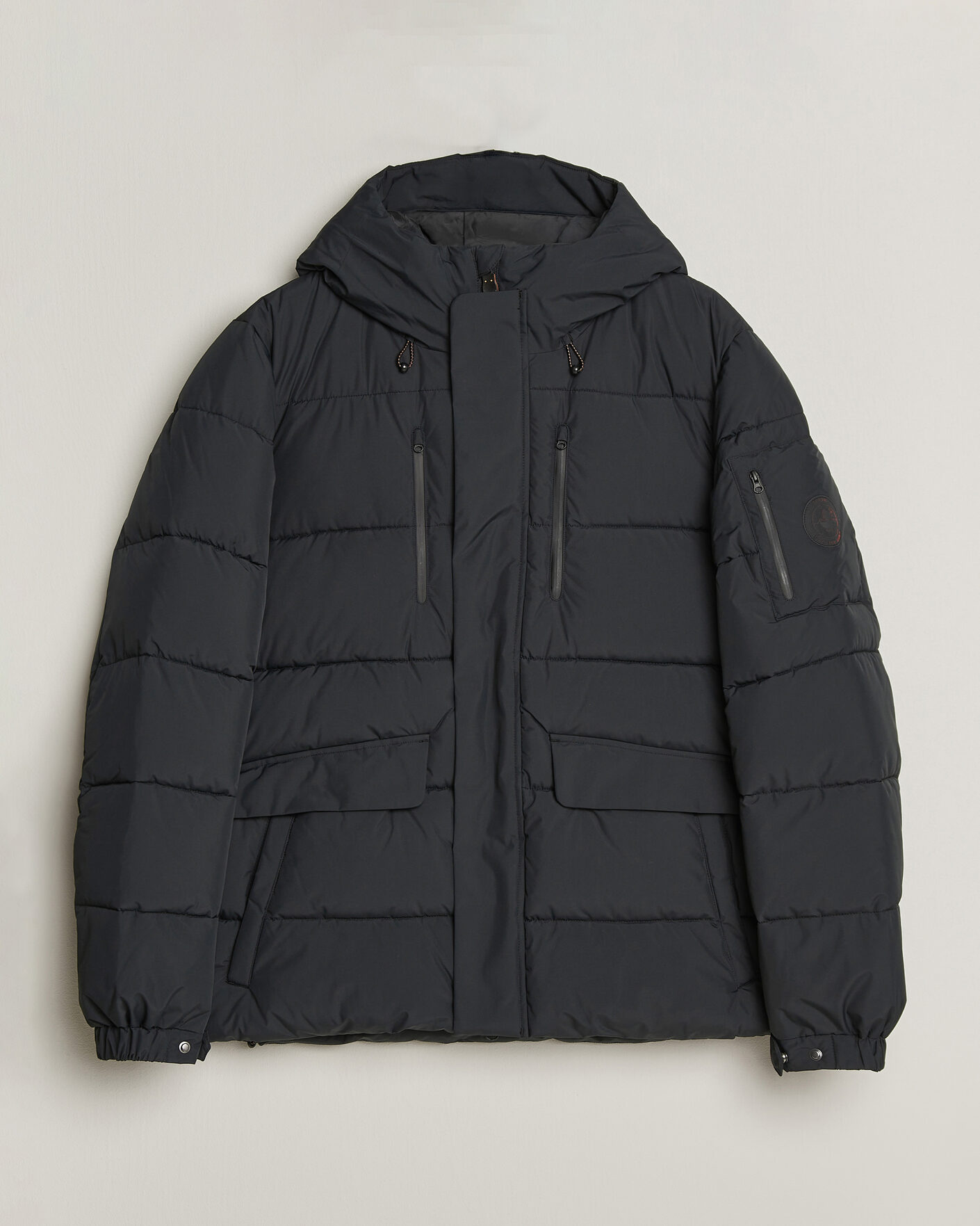 Men | Coats & Jackets | Save The Duck | Espel Short Arctic Parka Black