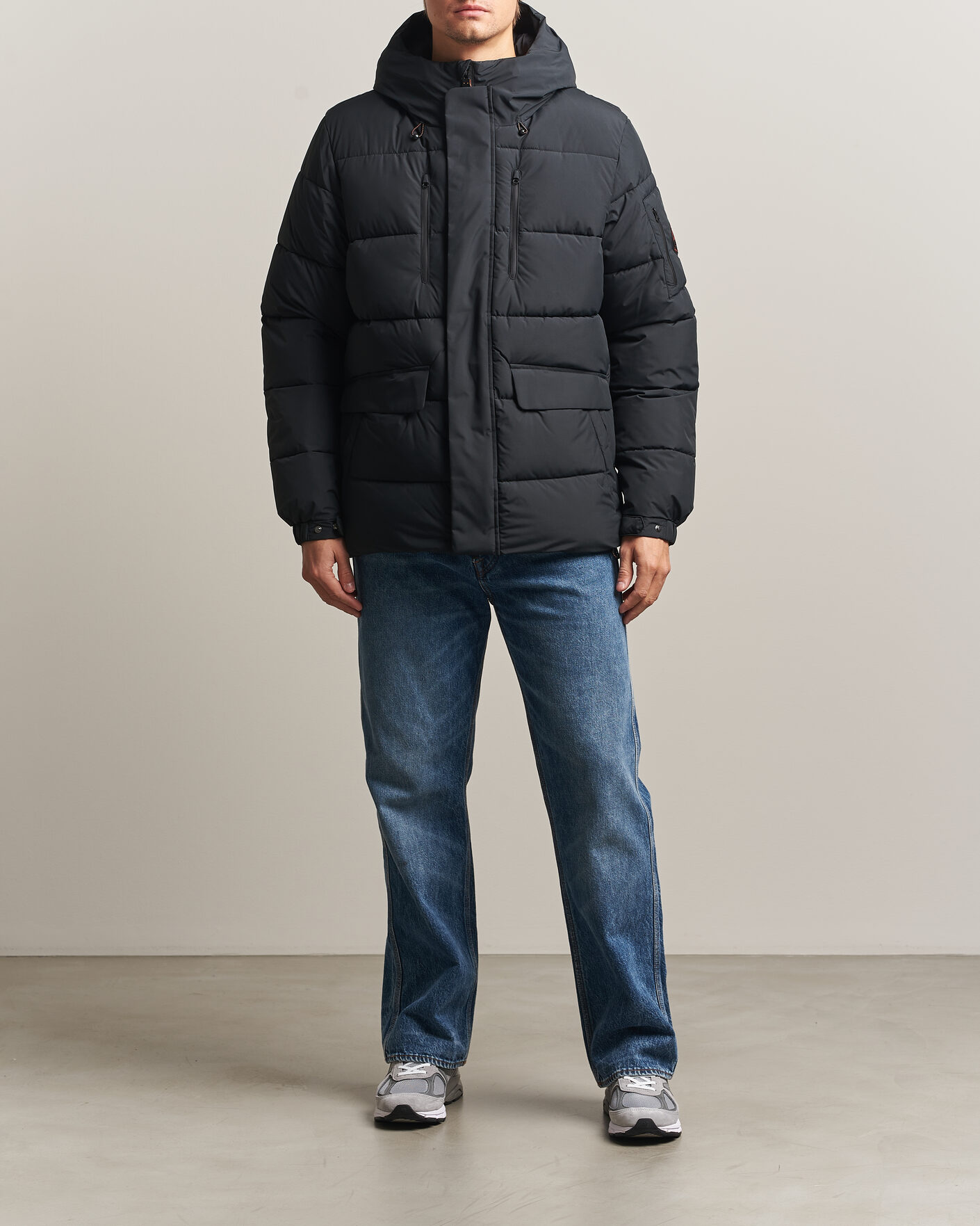 Men | Coats & Jackets | Save The Duck | Espel Short Arctic Parka Black