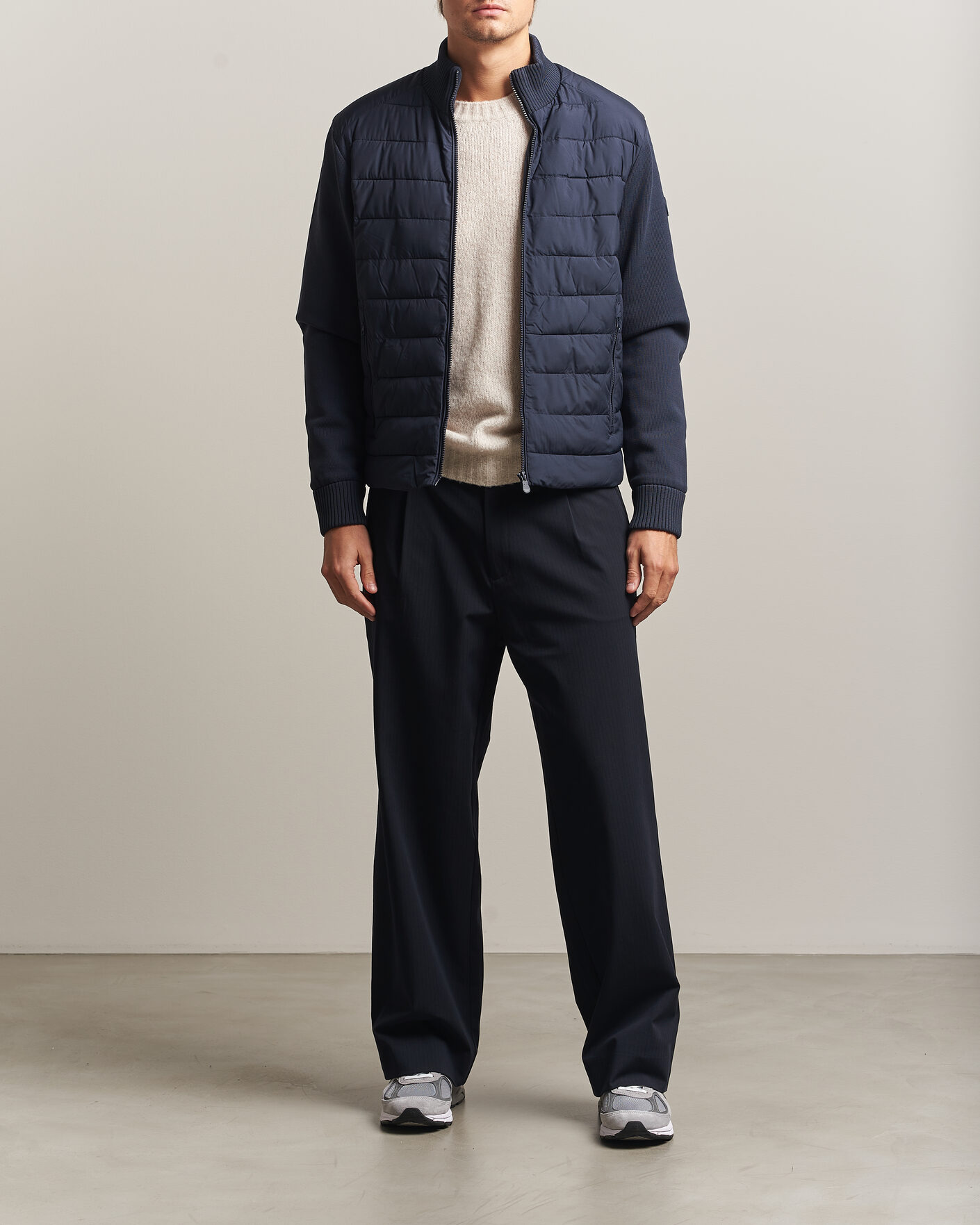 Men | Coats & Jackets | Save The Duck | Sedum Hybrid Jacket Blue Black