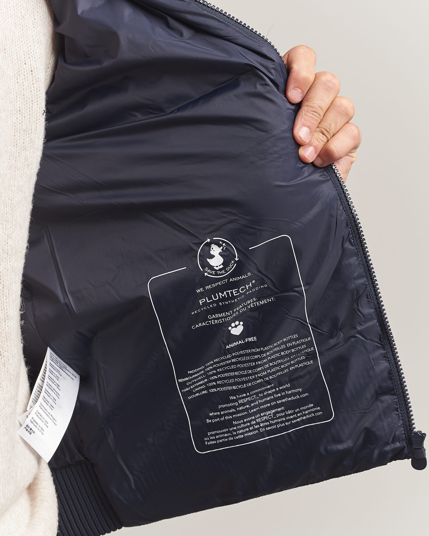 Men | Coats & Jackets | Save The Duck | Sedum Hybrid Jacket Blue Black