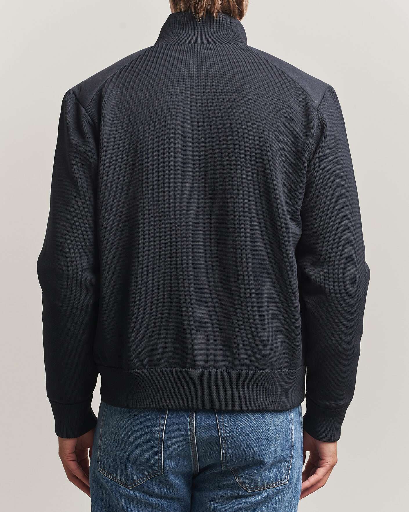 Men | Coats & Jackets | Save The Duck | Lasse Padded Hybrid Jacket Navy Blue Melange