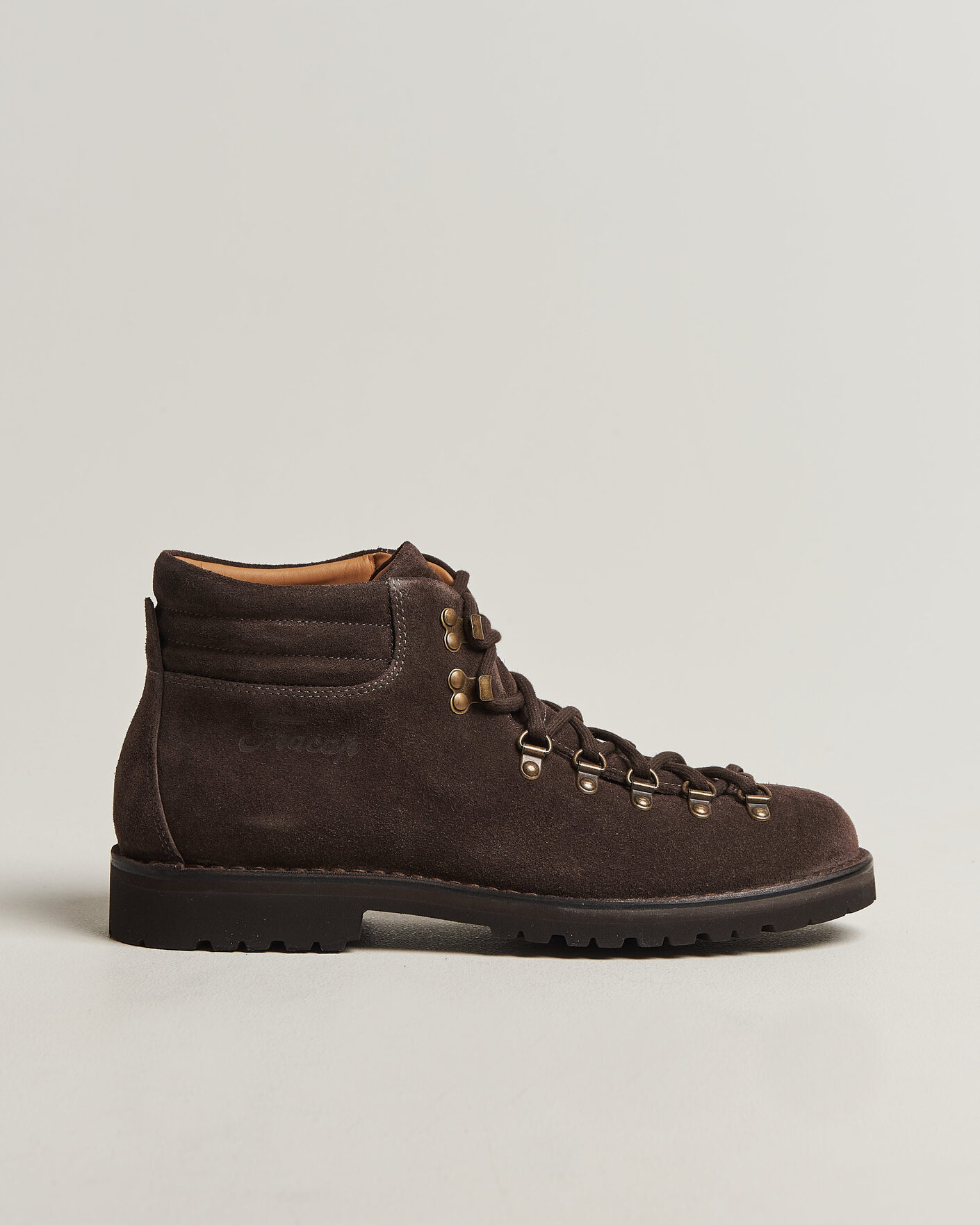 Men | Boots | Fracap | M127 Suede Boot Dark Brown