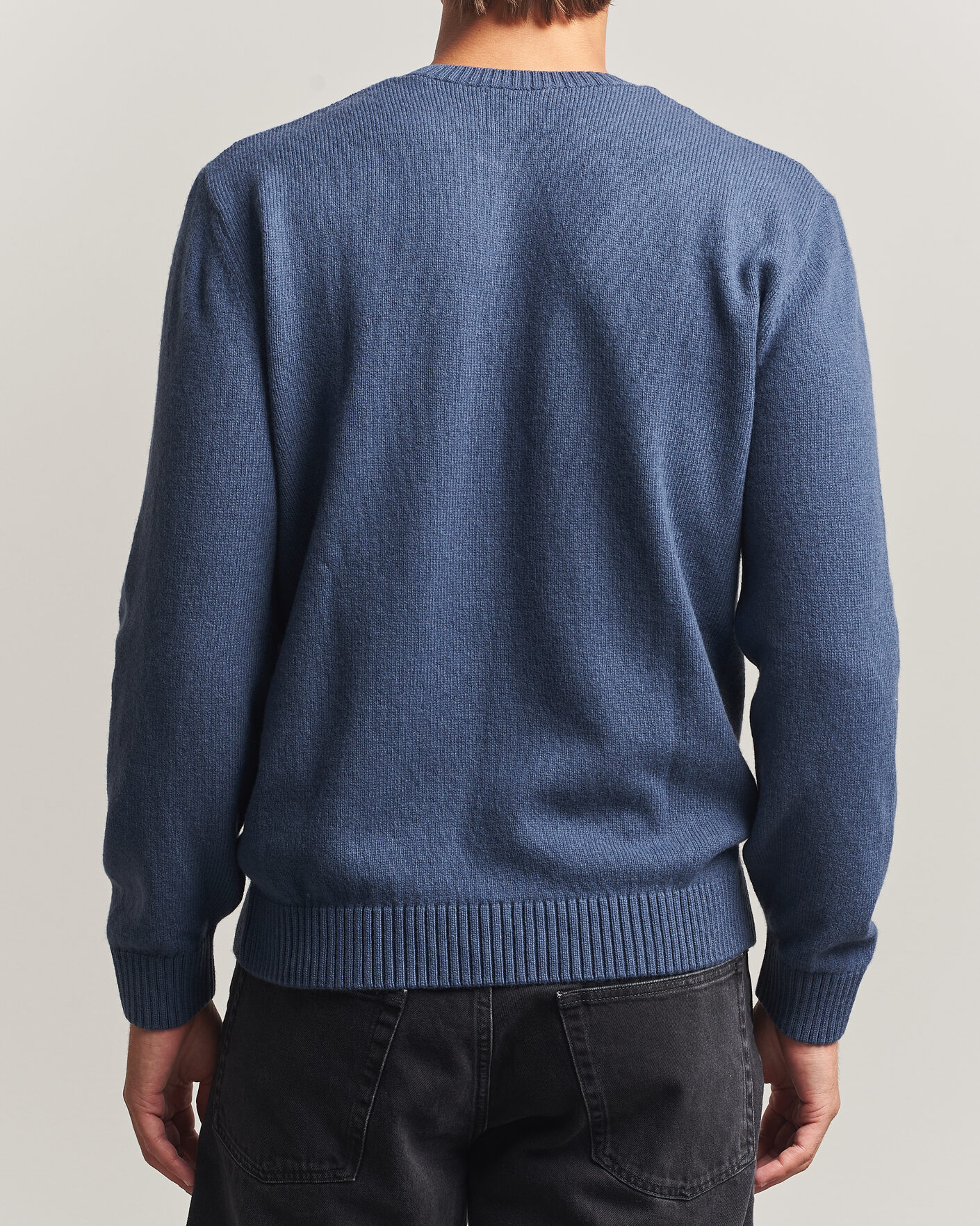 Men | Sweaters & Knitwear | Colorful Standard | Classic Merino Wool Crew Neck Petrol Blue
