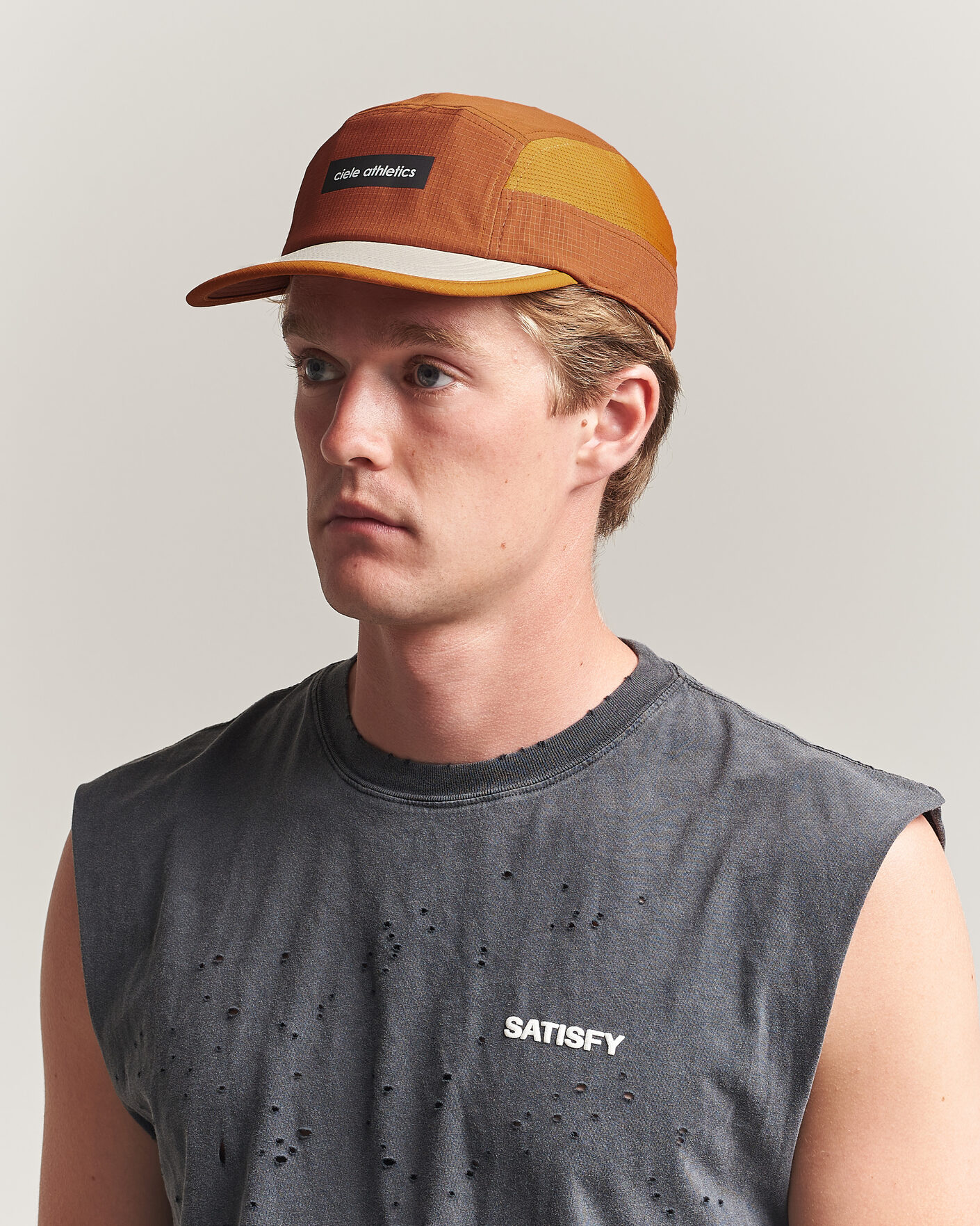 Men | Hats & Caps | Ciele | GOCap Field Running Cap Gingerbread Sunset