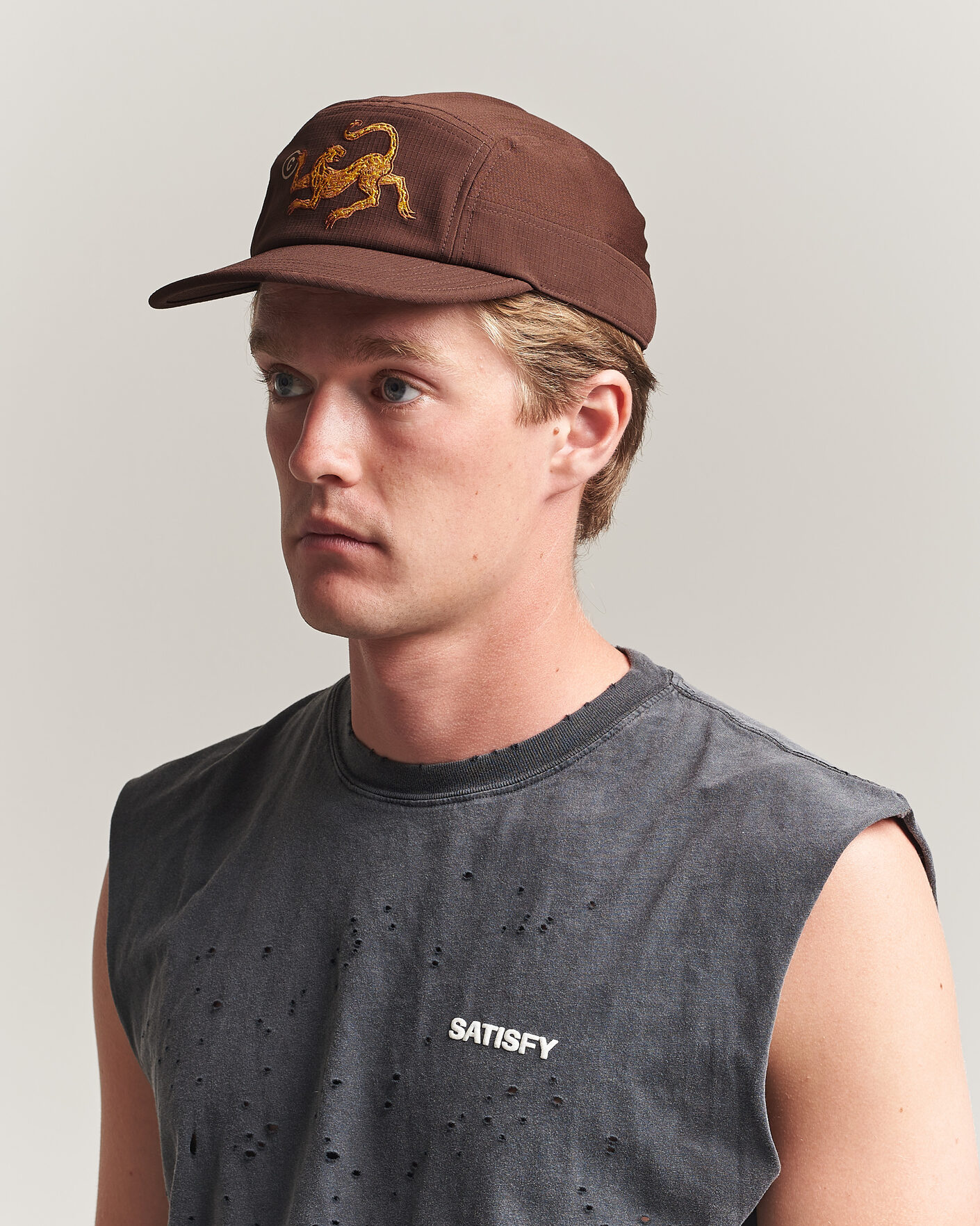 Men | Hats & Caps | Ciele | GOCap Field Running Cap Oak Cheetah