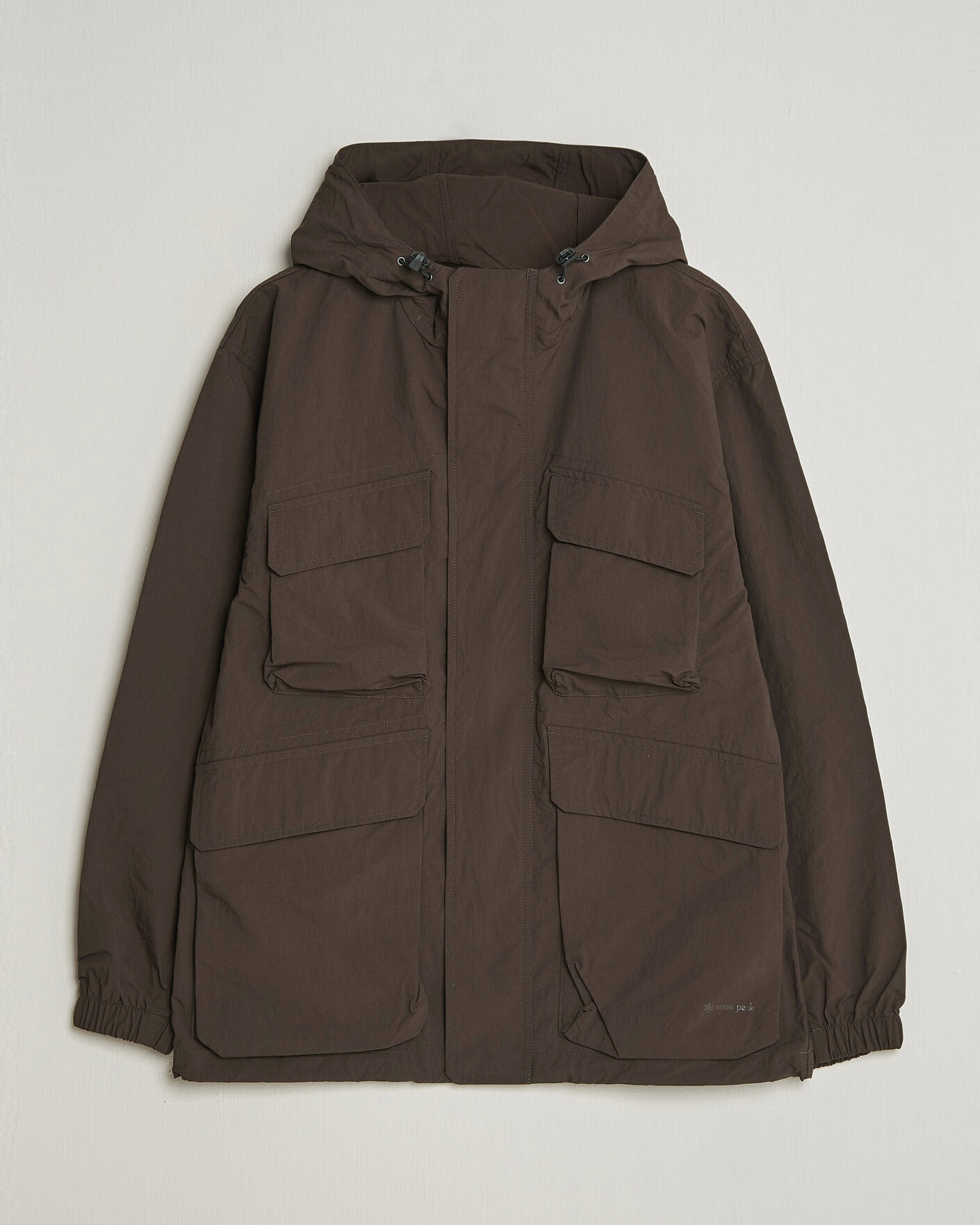 Men | Coats & Jackets | Snow Peak | Nylon Double Rip Jacket Dark Brown