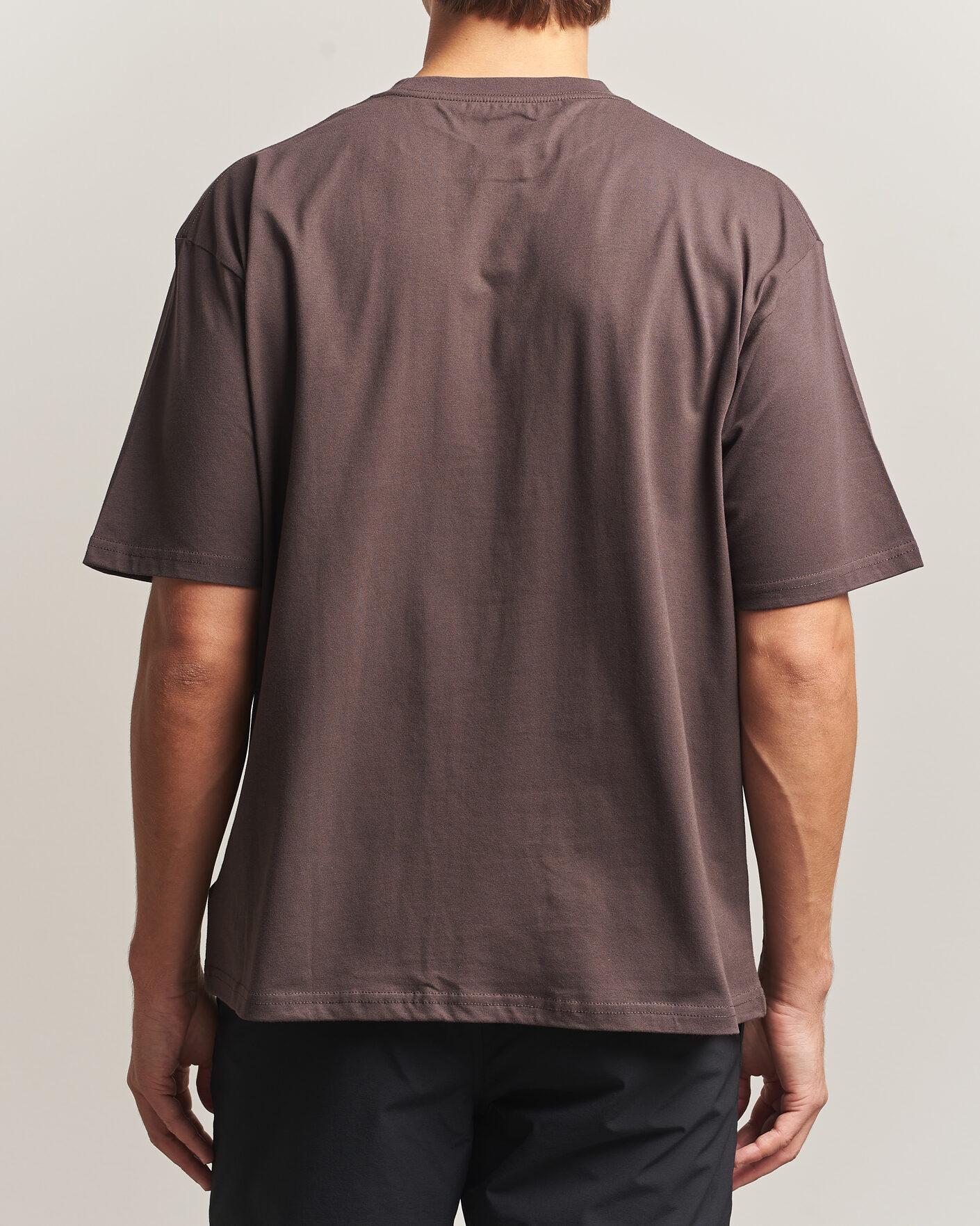 Men | T-Shirts | Snow Peak | Soft Cotton Relaxed Logo T-Shirt Brown