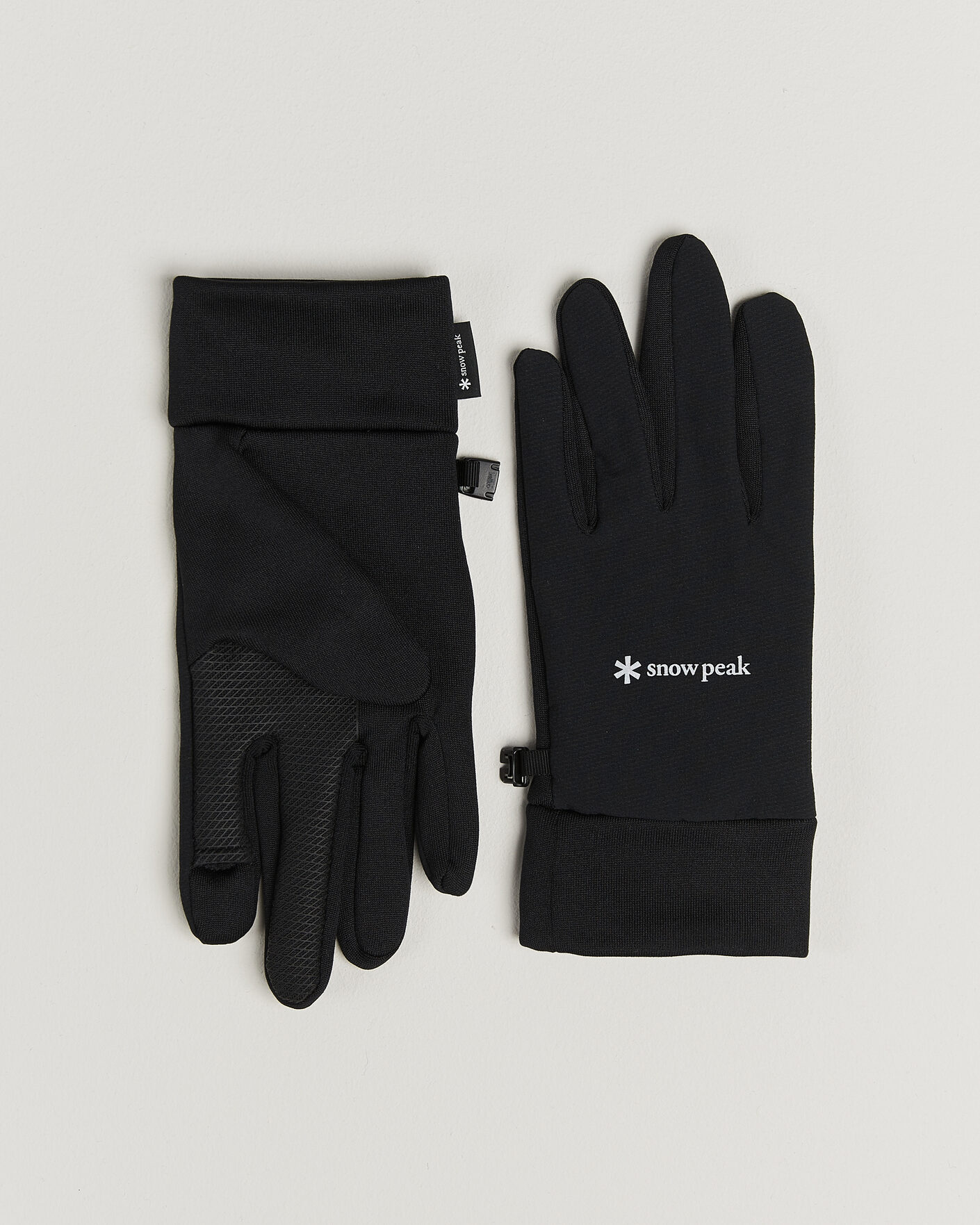 Men | Gloves | Snow Peak | Polartec Power Stretch Gloves Black