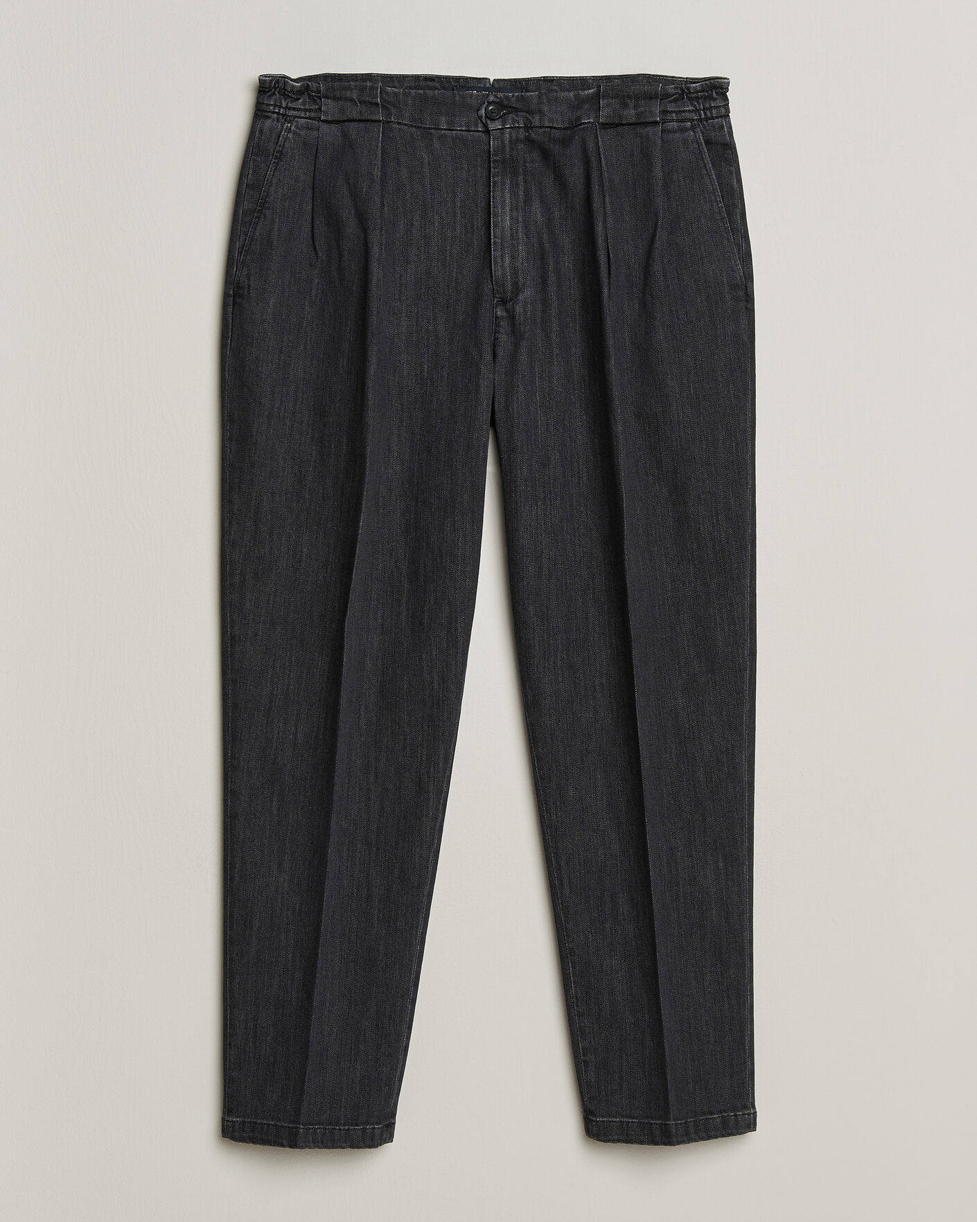 Men | Trousers | Briglia 1949 | Portobello Loose Fit Denim Trousers Grey