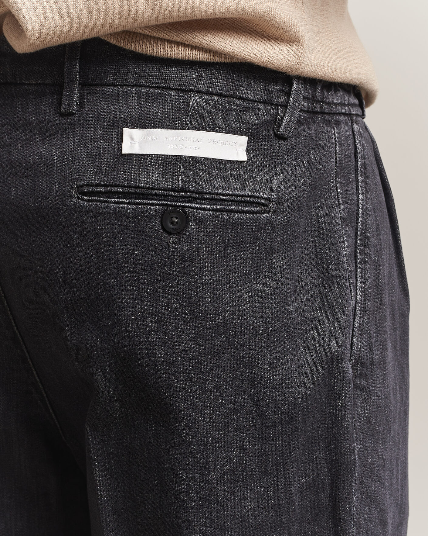 Men | Trousers | Briglia 1949 | Portobello Loose Fit Denim Trousers Grey
